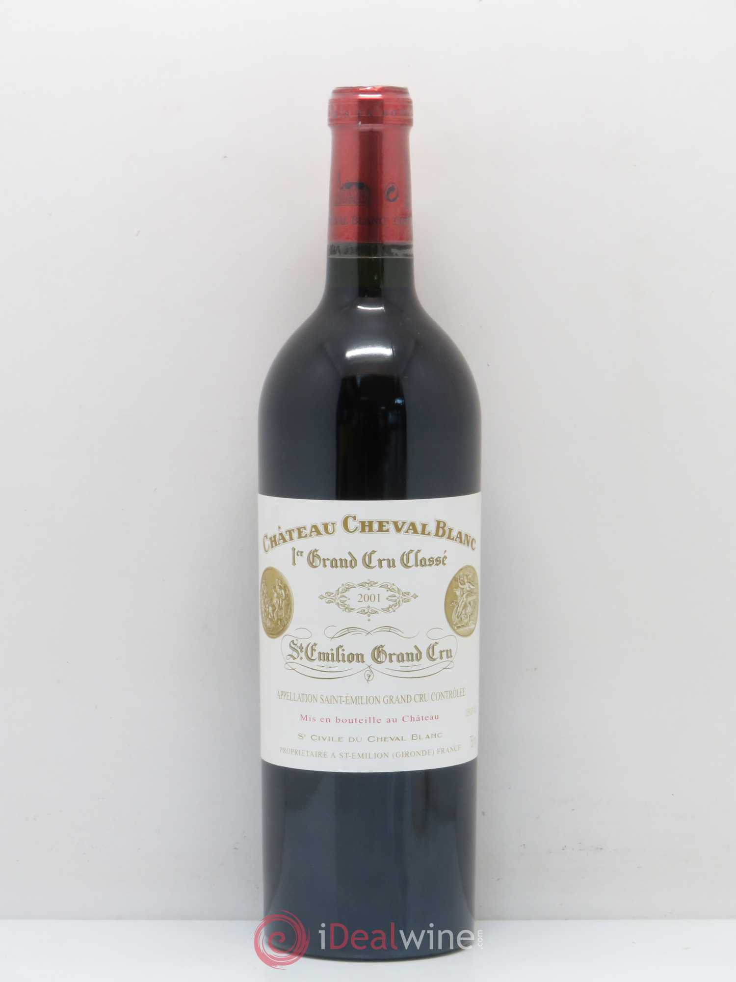 Château Cheval Blanc 1er Grand Cru Classé A 2001 - Lot de 1 bouteille - 0