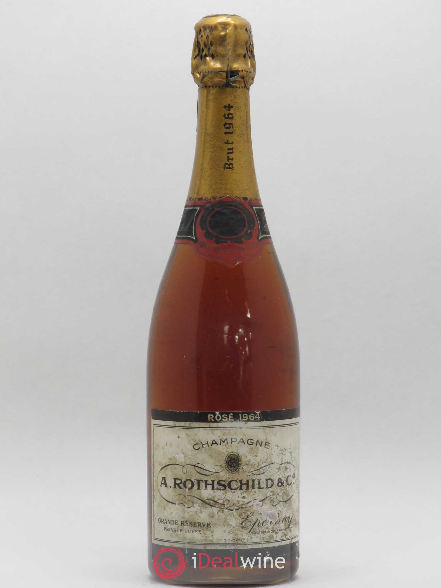 Champagne - Grande Reserve Rothschild 1964 - Lot de 1 bouteille - 0