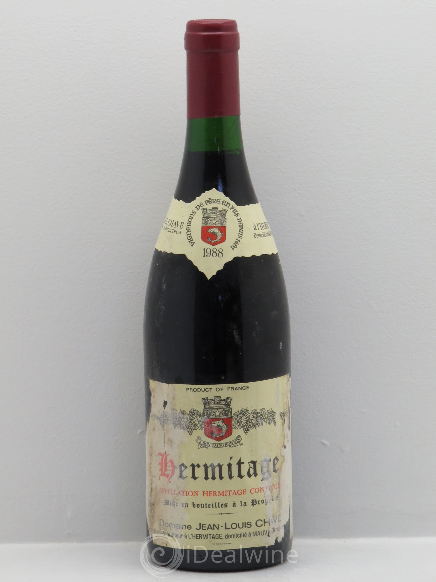 Hermitage Jean-Louis Chave 1988 - Lot de 1 bouteille - 0