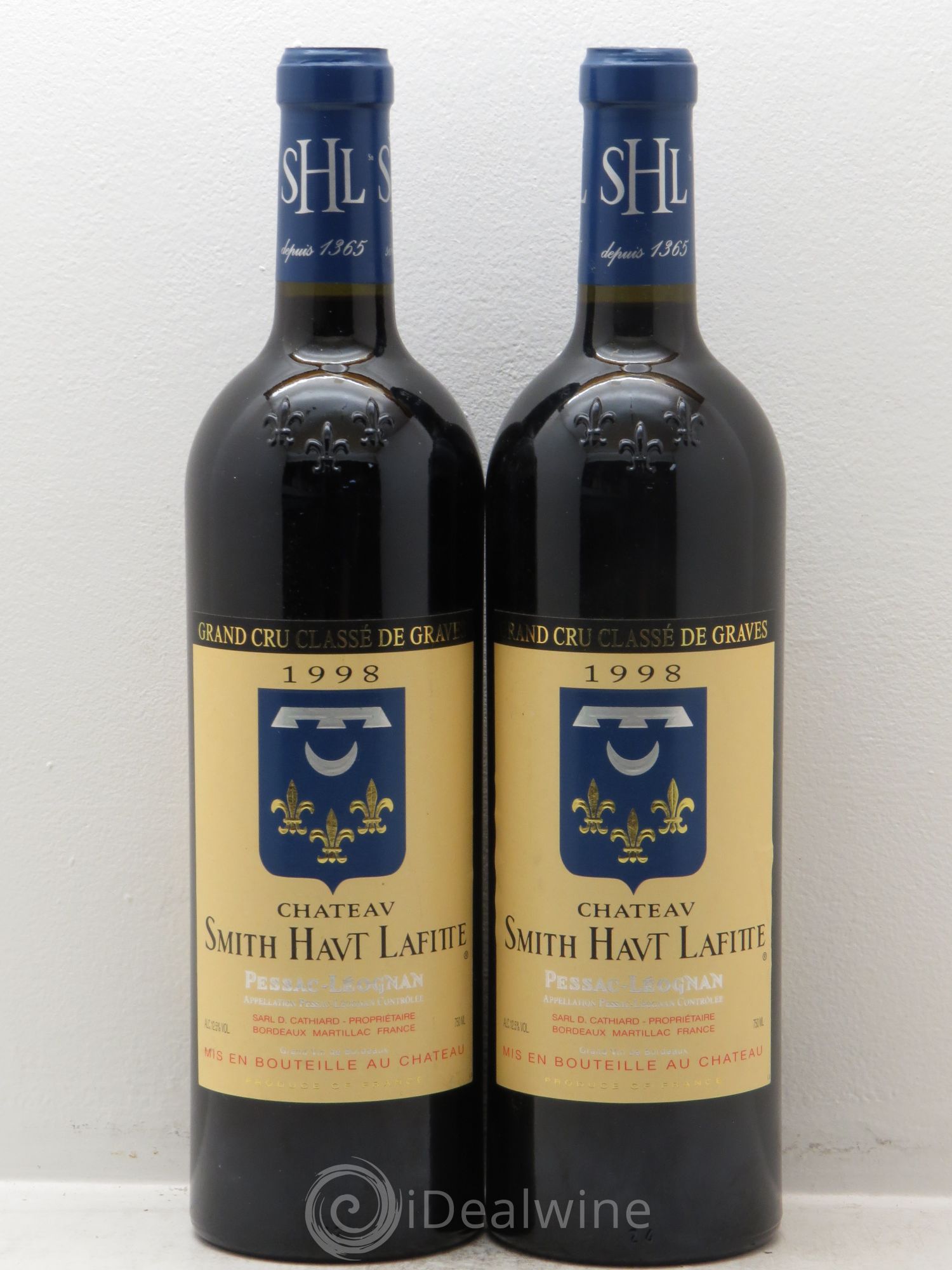 Château Smith Haut Lafitte Cru Classé de Graves 1998 - Lot de 2 bouteilles - 0