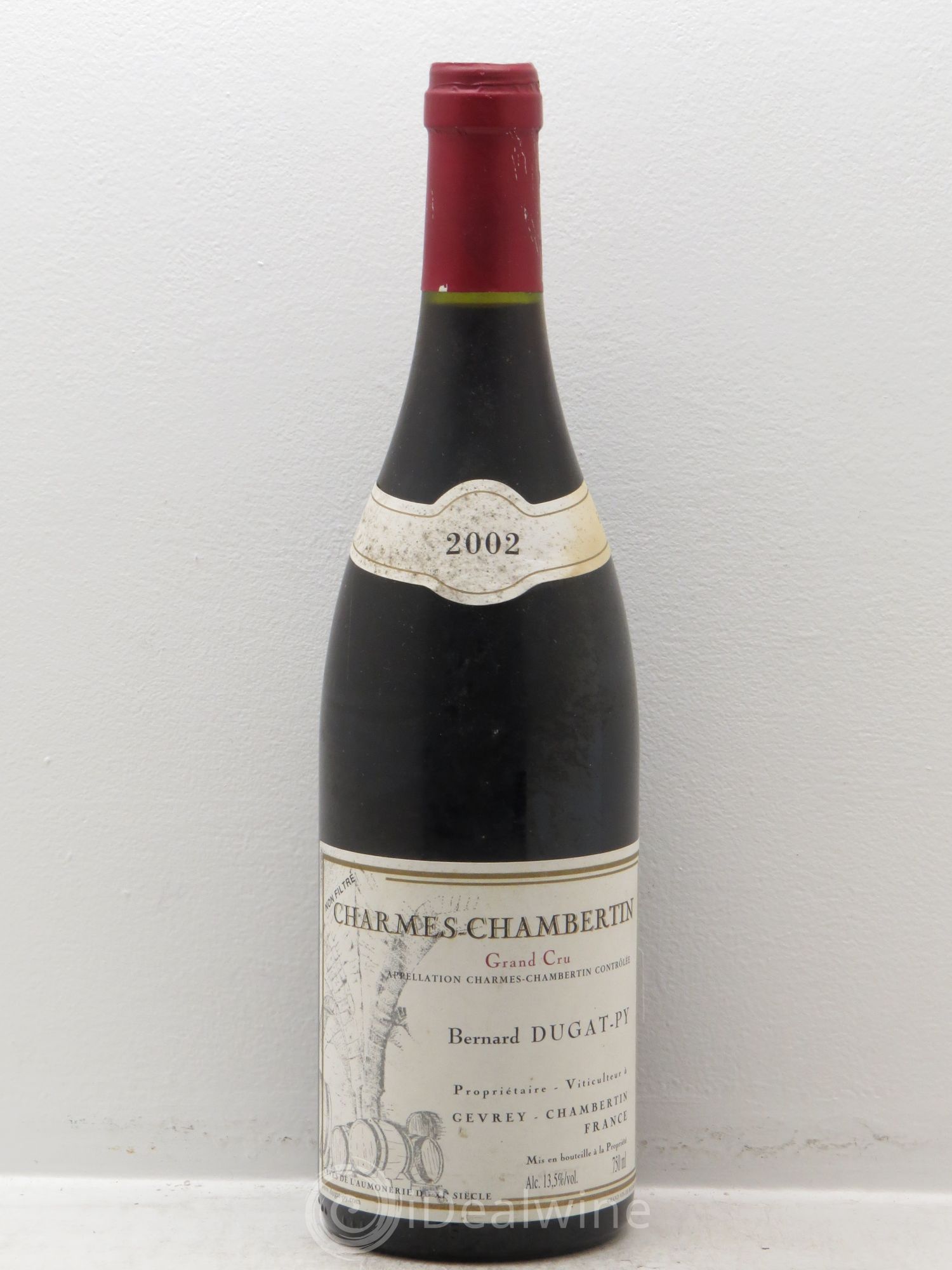Charmes-Chambertin Grand Cru Dugat-Py 2002 - Lot de 1 bouteille - 0