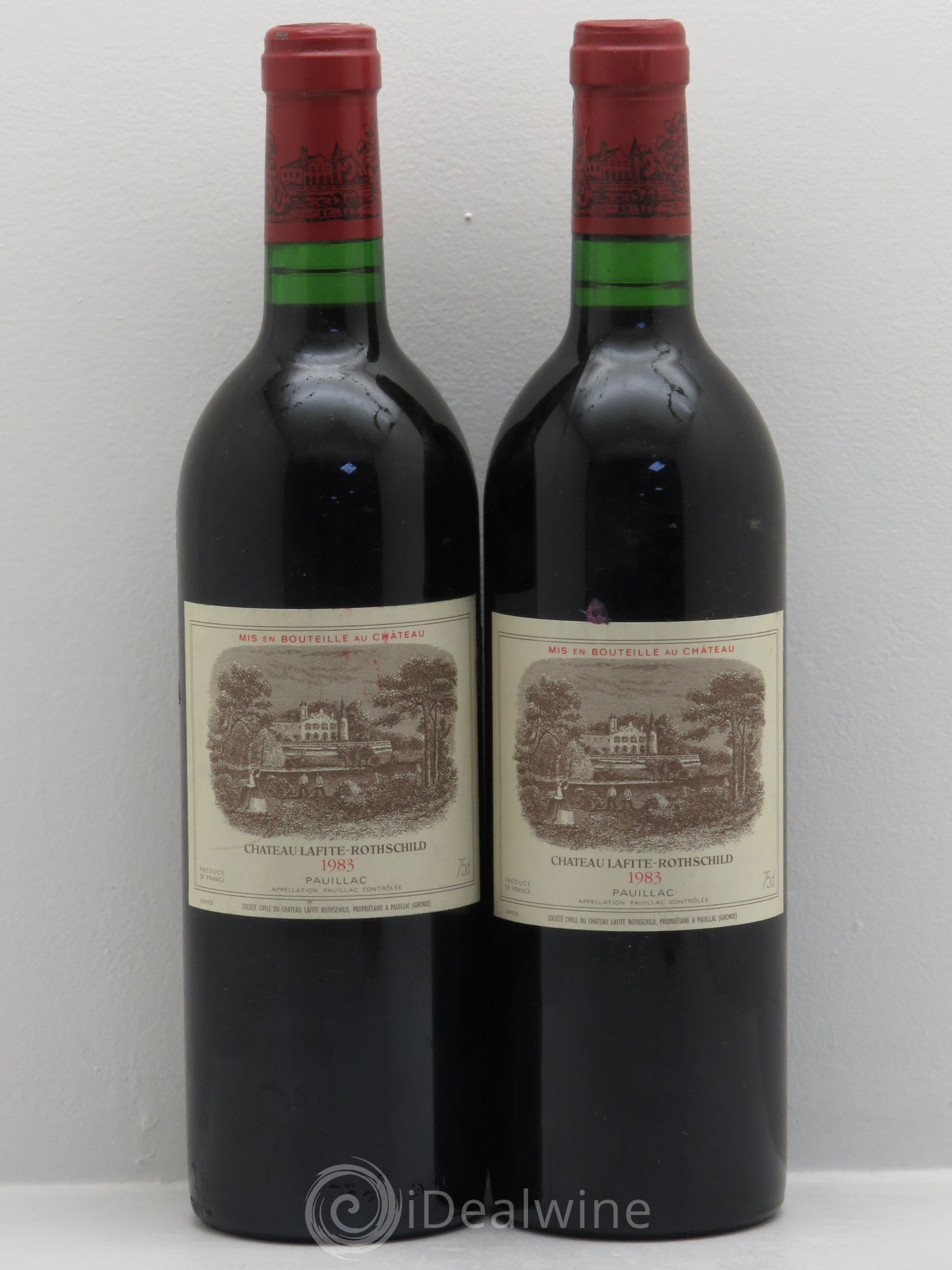 Château Lafite Rothschild 1er Grand Cru Classé 1983 - Lot de 2 bouteilles - 0