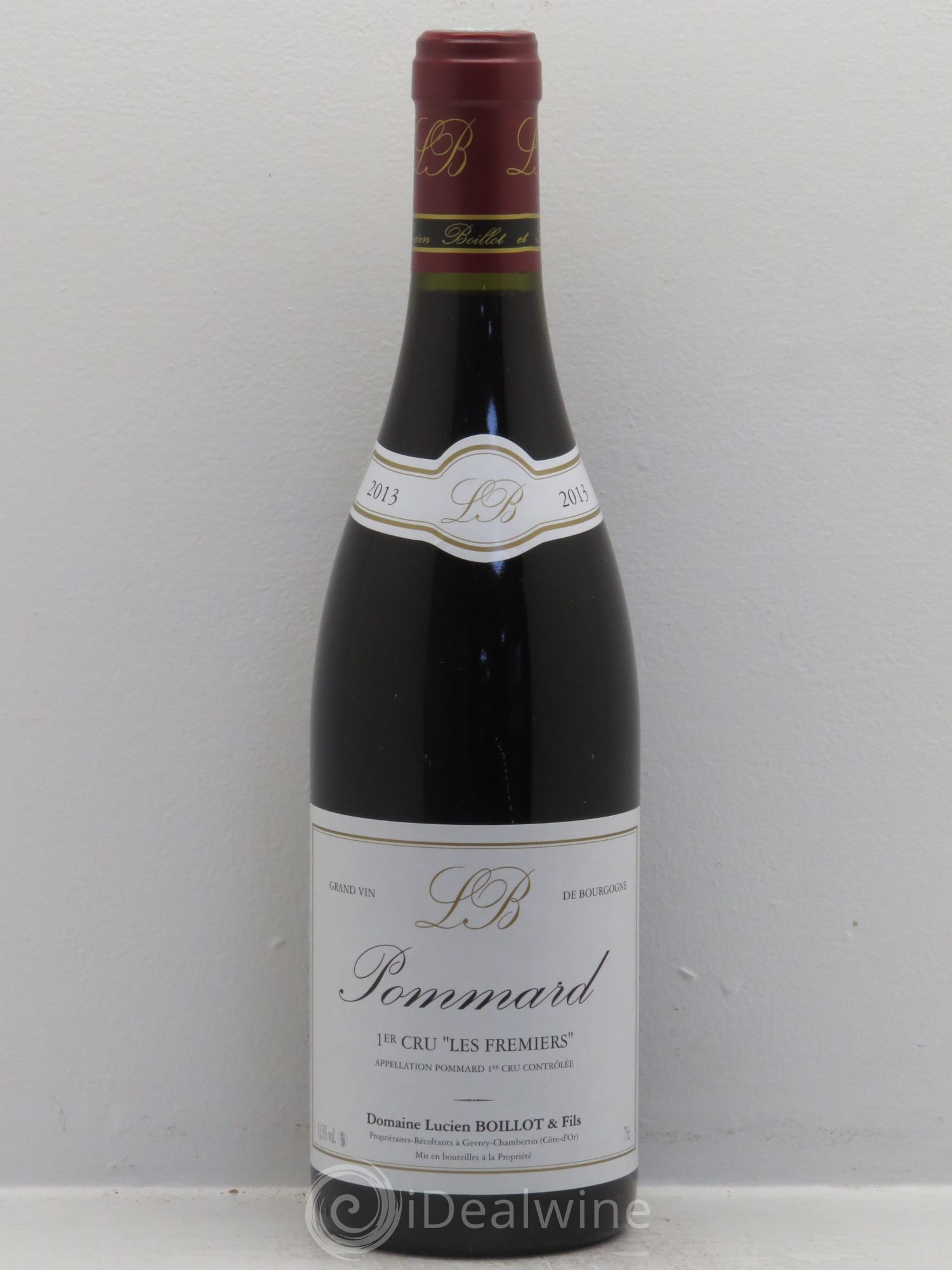 Pommard 1er Cru Les Frémiers Lucien Boillot & Fils (Domaine) 2013 - Lot de 1 bouteille - 0