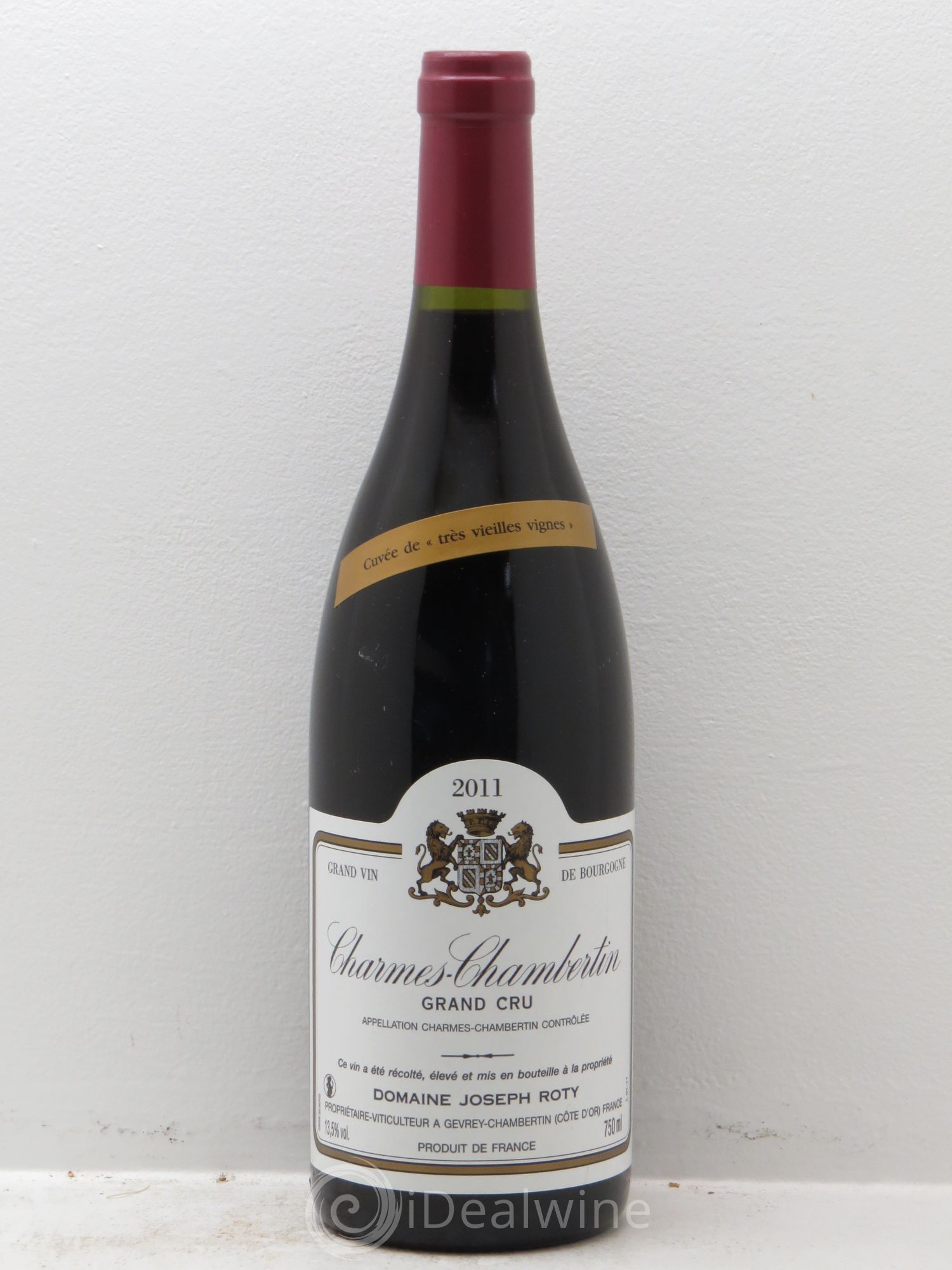 Charmes-Chambertin Grand Cru Très vieilles vignes Joseph Roty (Domaine) 2011 - Lot de 1 bouteille - 0