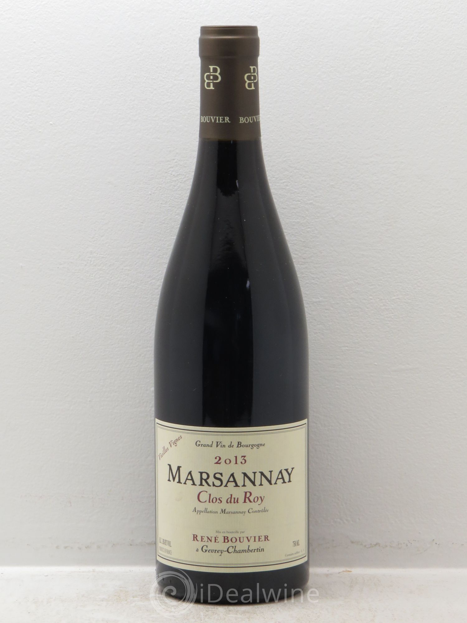 Marsannay Vieilles Vignes Clos du Roy René Bouvier (Domaine) 2013 - Lot de 1 bouteille - 0