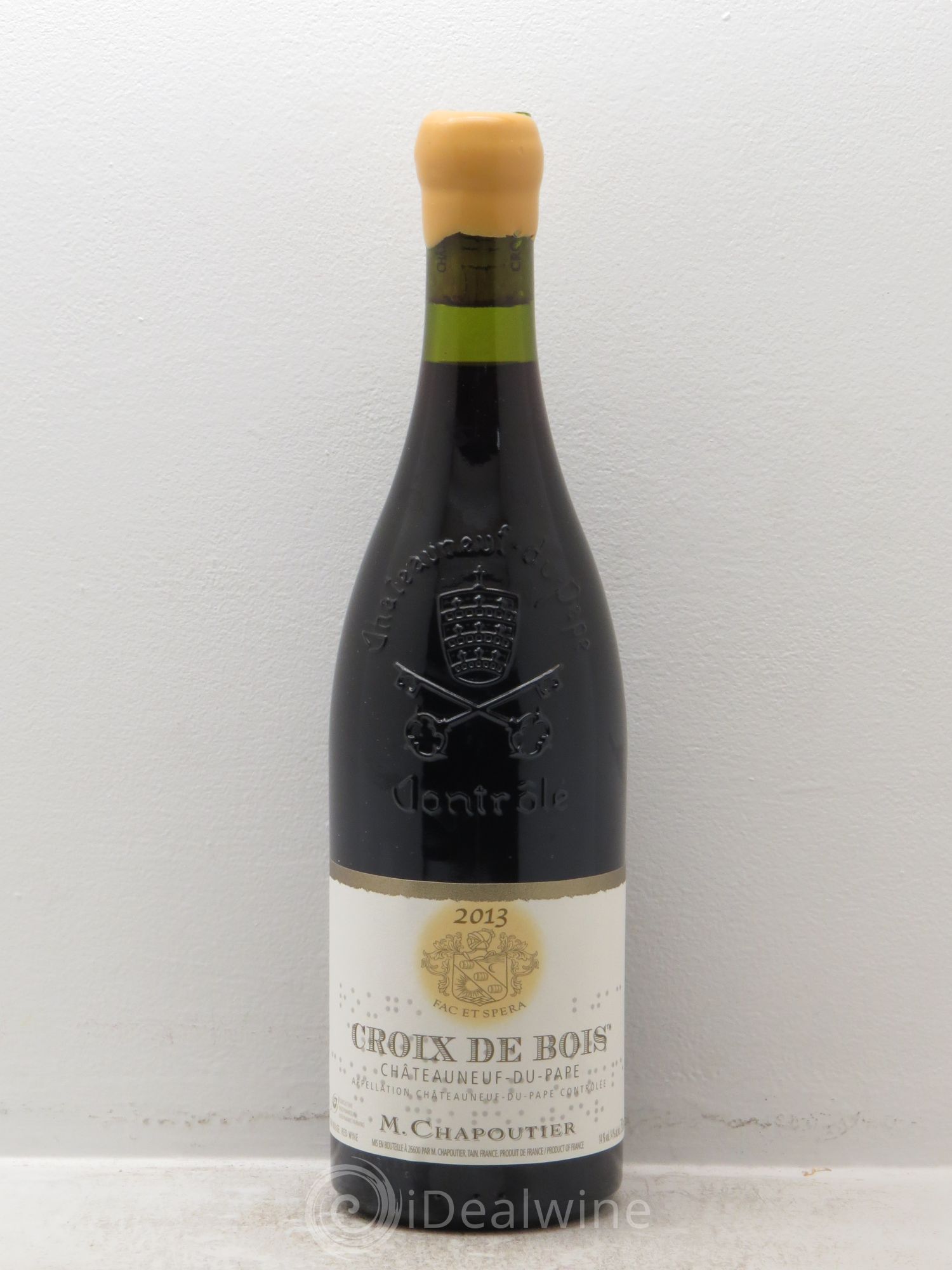 Châteauneuf-du-Pape Croix de Bois Chapoutier 2013 - Lot de 1 bouteille - 0
