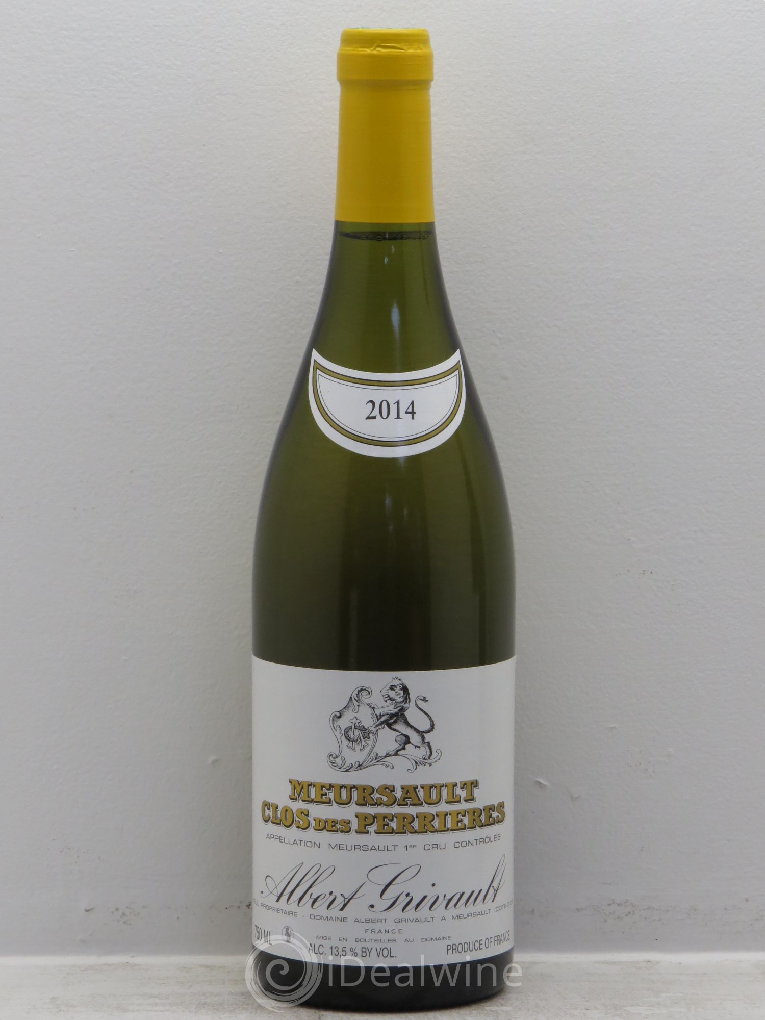 Meursault 1er Cru Clos des Perrières Monopole Albert Grivault 2014 - Lot de 1 bouteille - 0