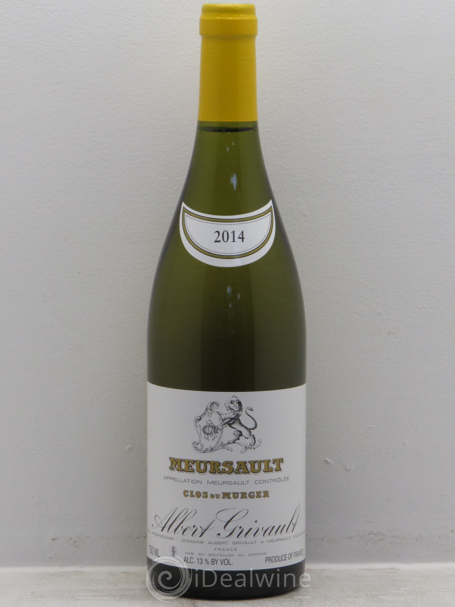 Meursault Clos du Murger Albert Grivault 2014 - Lot de 1 bouteille - 0