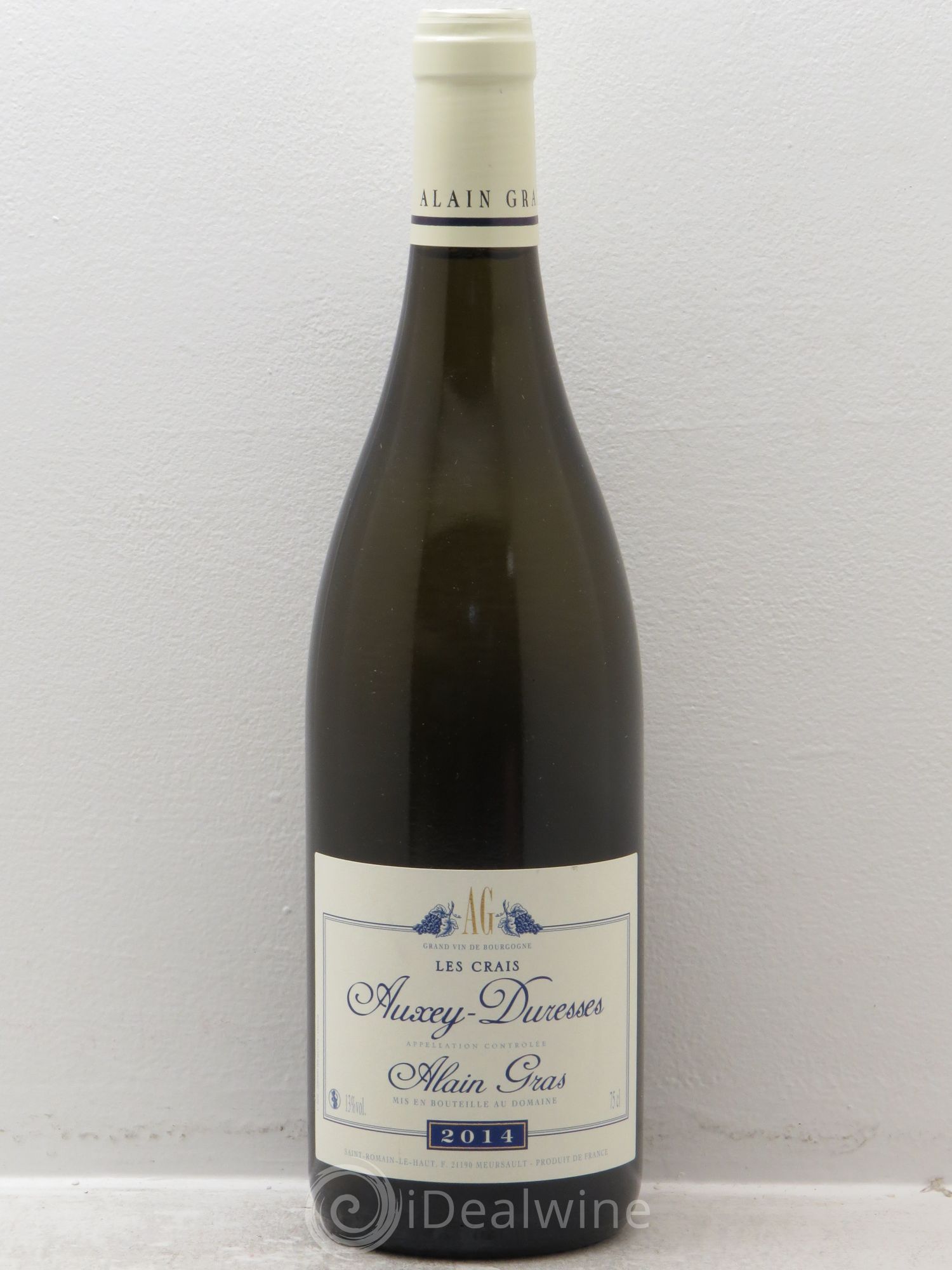 Auxey-Duresses Les Crais Alain Gras 2014 - Lot de 1 bouteille - 0