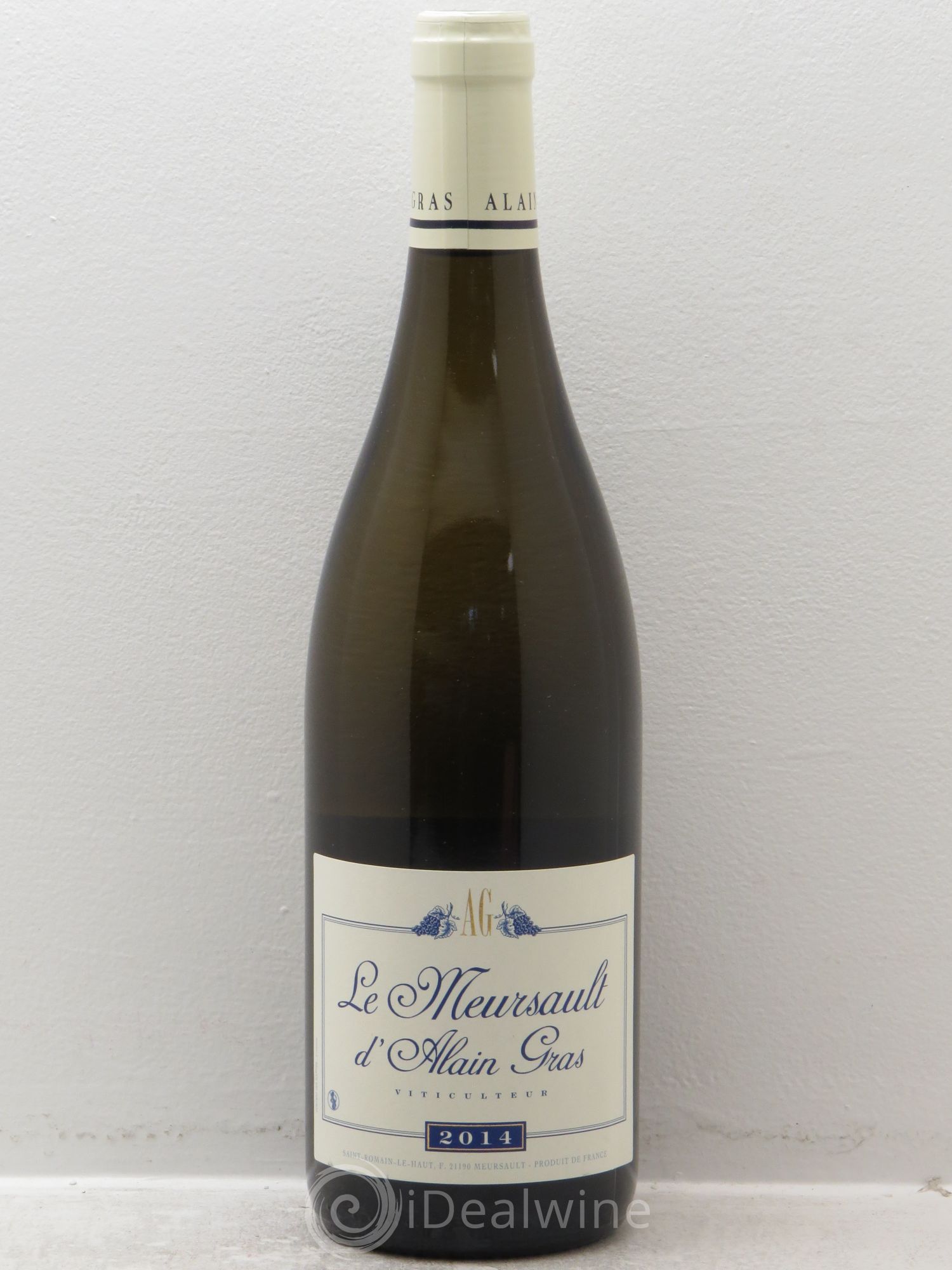 Meursault Les Tillets Alain Gras 2014 - Lot de 1 bouteille - 0