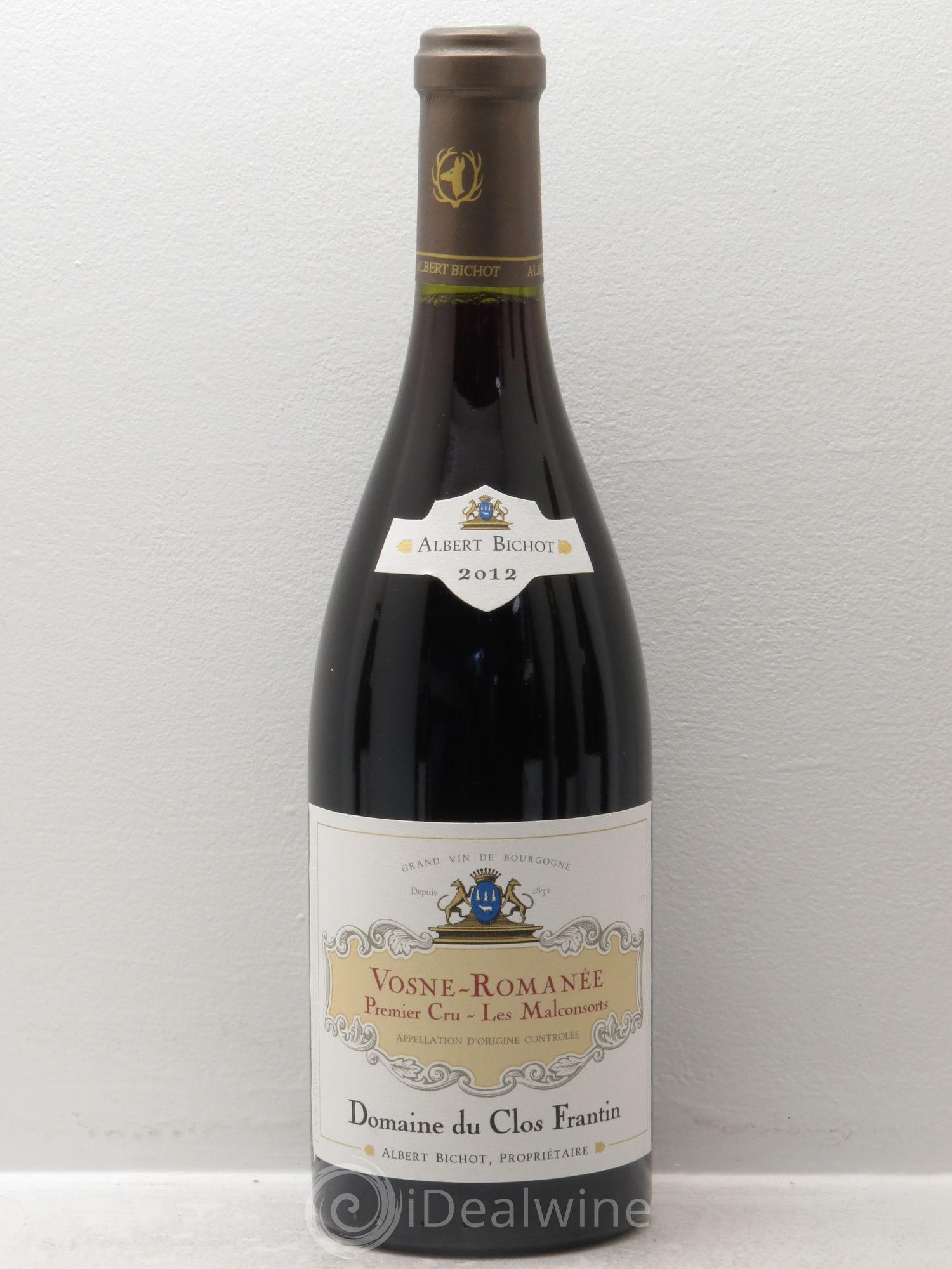 Vosne-Romanée 1er Cru Les Malconsorts Clos Frantin - Albert Bichot 2012 - Lot de 1 bouteille - 0
