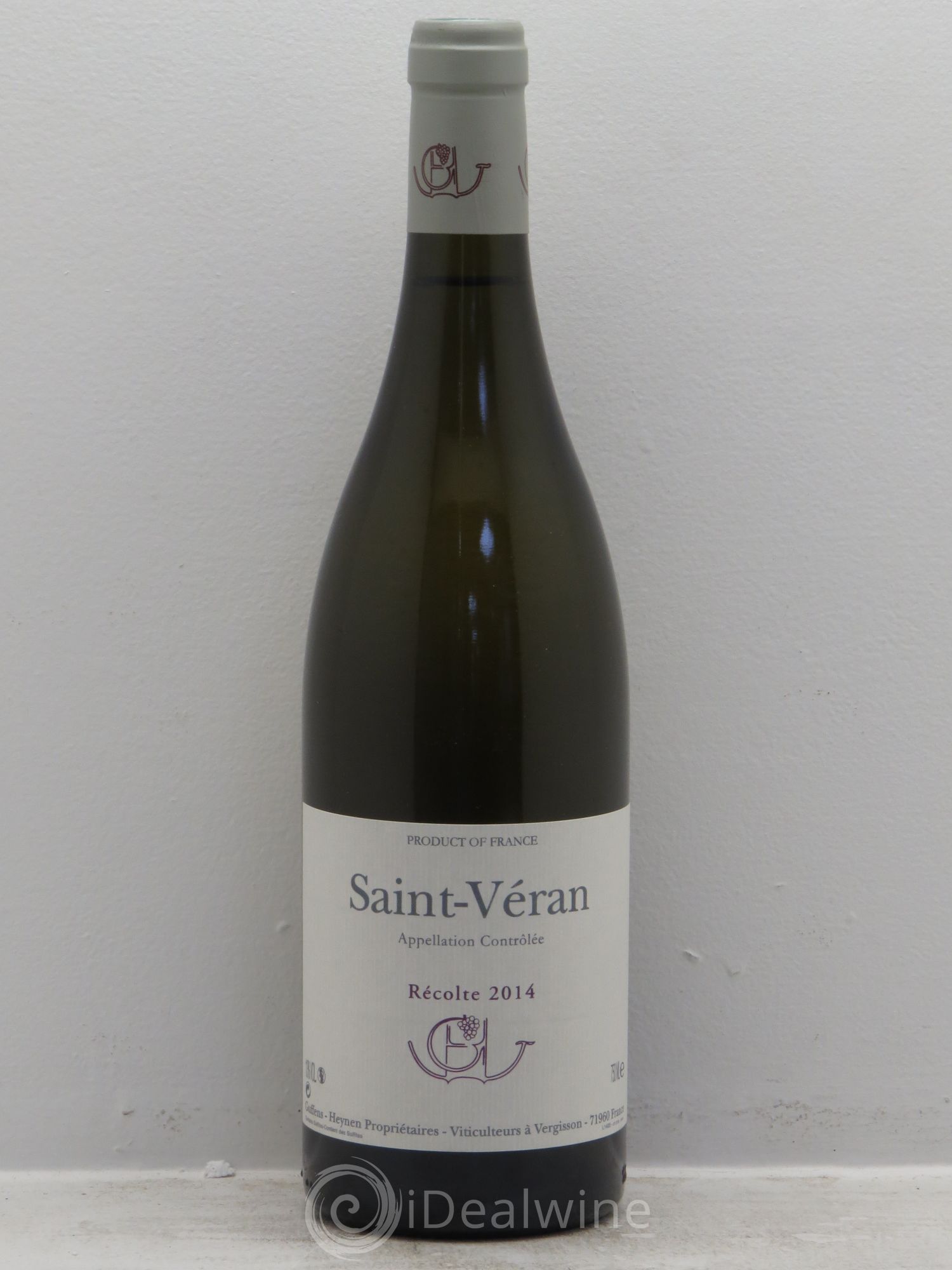 Saint-Véran Guffens-Heynen 2014 - Lot de 1 bouteille - 0