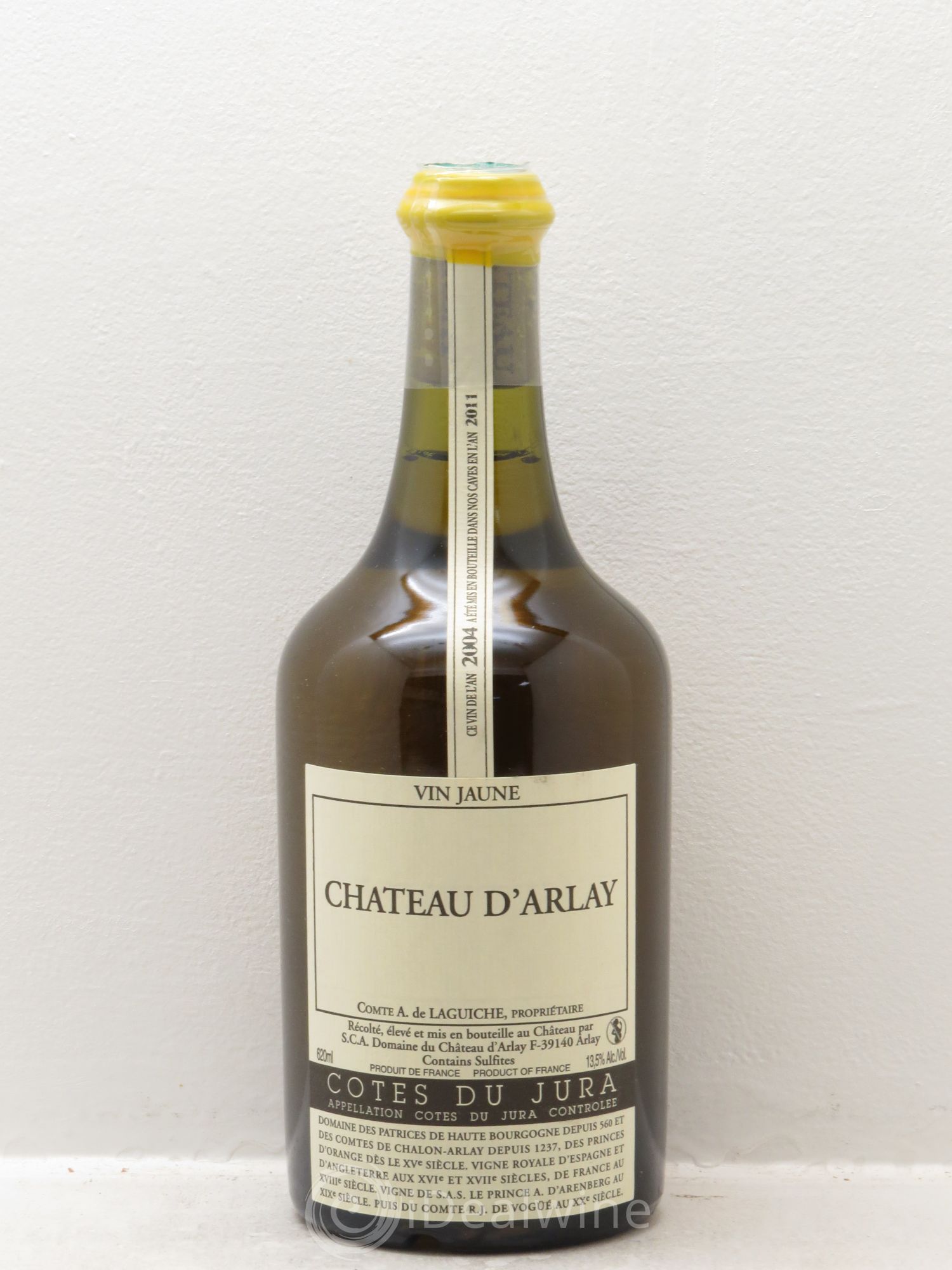 Côtes du Jura Vin jaune Château d'Arlay 2004 - Lot de 1 bouteille - 0