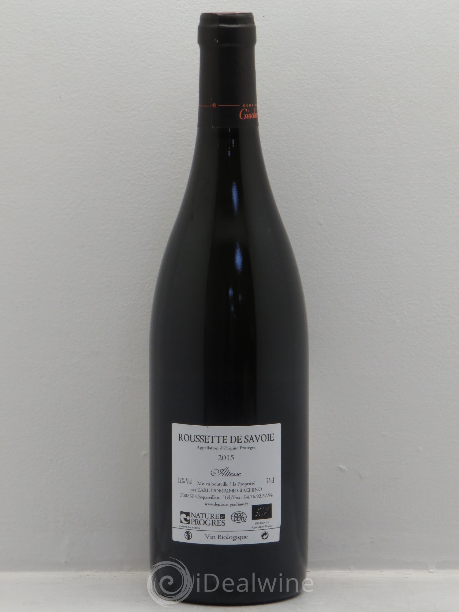Vin de Savoie Altesse Giachino 2015 - Lot de 1 bouteille - 1