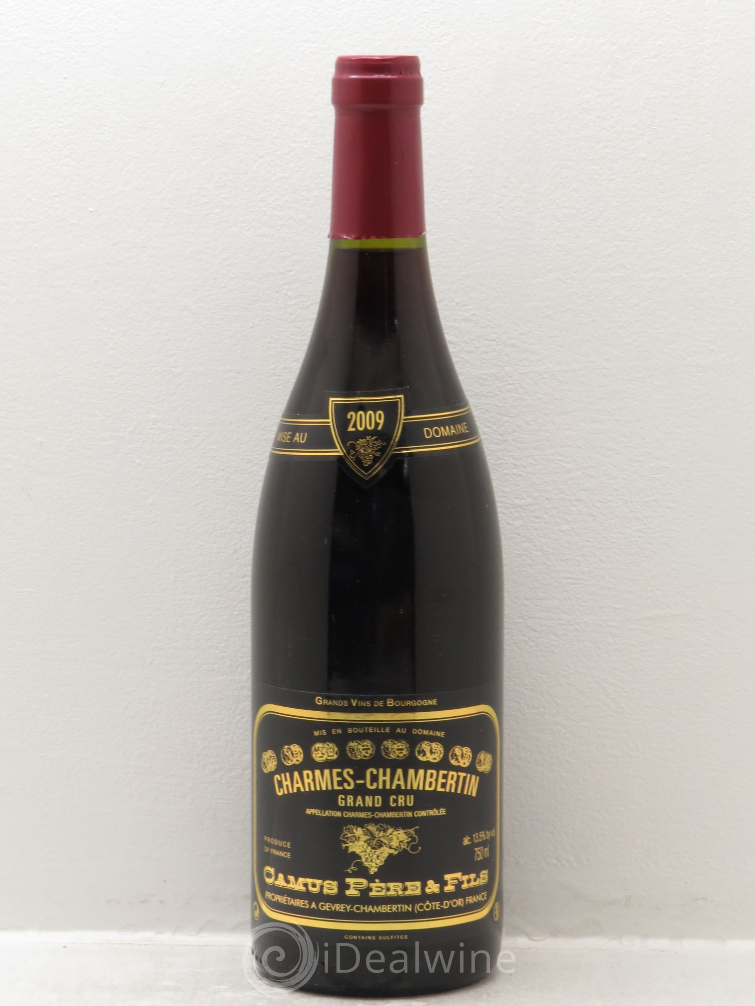 Charmes-Chambertin Grand Cru Camus Père et Fils (Domaine) 2009 - Lot de 1 bouteille - 0