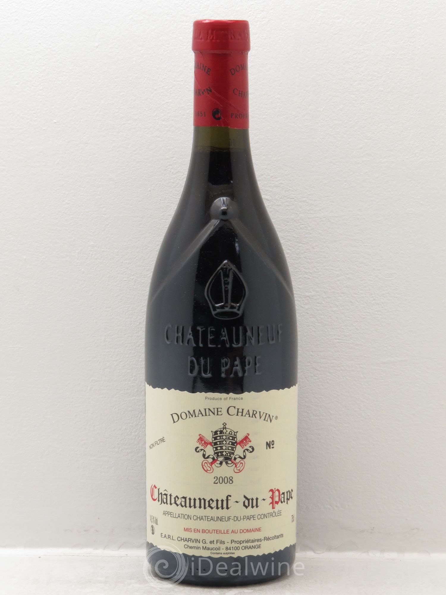 Châteauneuf-du-Pape Charvin (Domaine) 2008 - Lot de 1 bouteille - 0