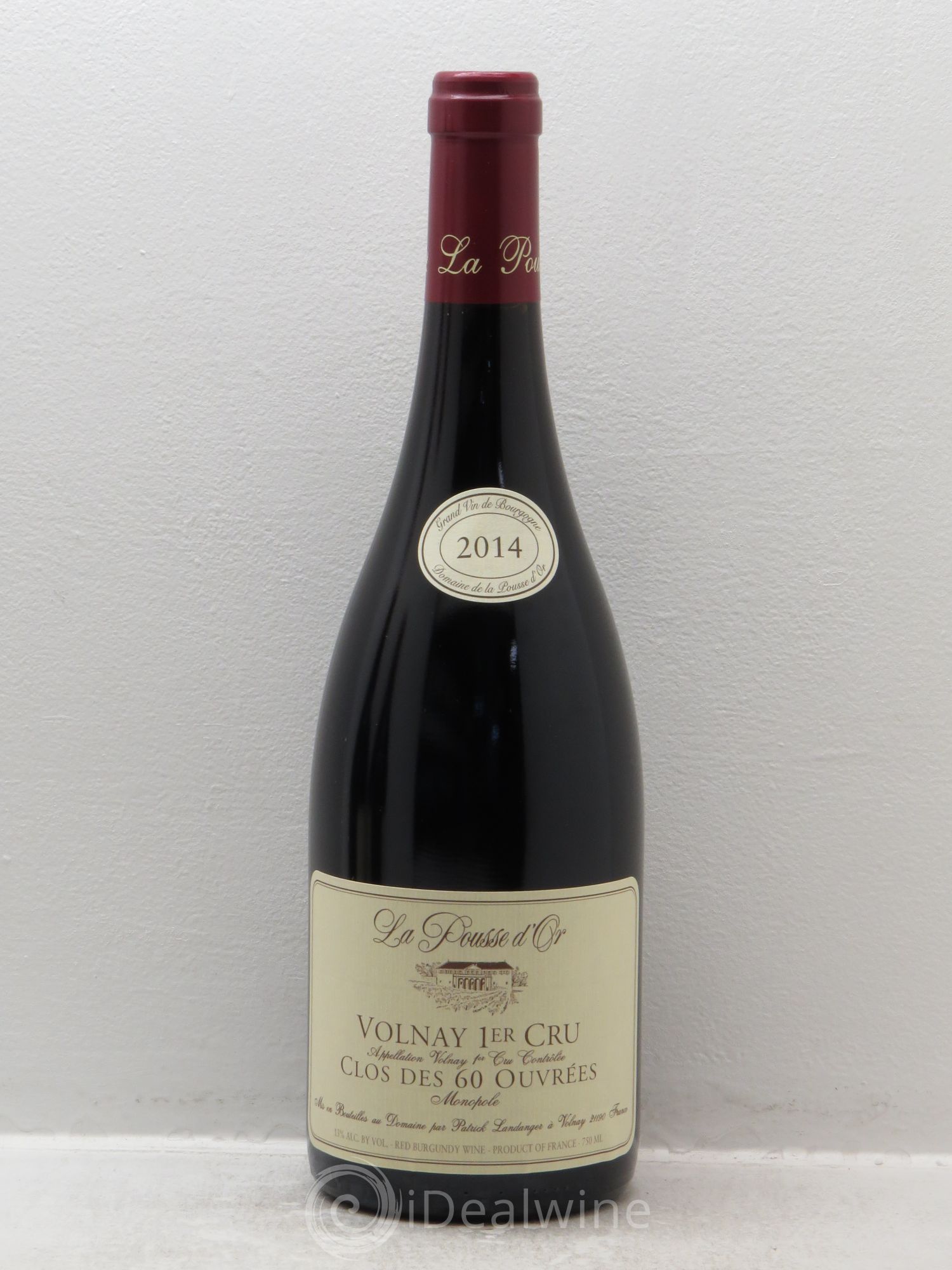 Volnay 1er Cru Clos des 60 ouvrées La Pousse d'Or (Domaine de) 2014 - Lot de 1 bouteille - 0
