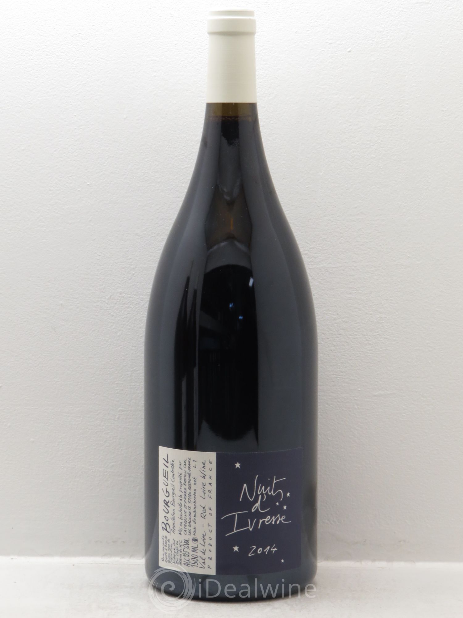 Bourgueil Nuits d'ivresse Catherine et Pierre Breton 2014 - Lot de 1 magnum - 0