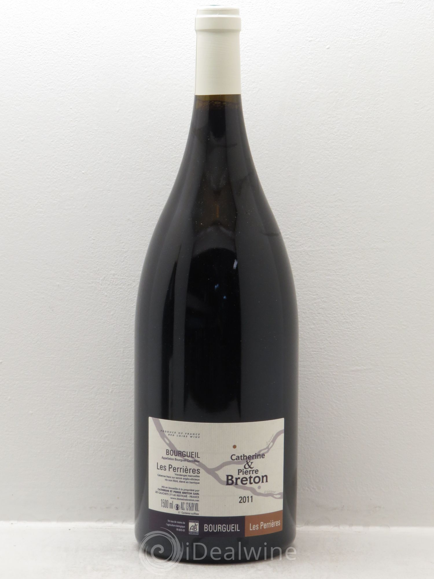 Bourgueil Les Perrières Catherine et Pierre Breton 2011 - Posten von 1 Magnum - 0