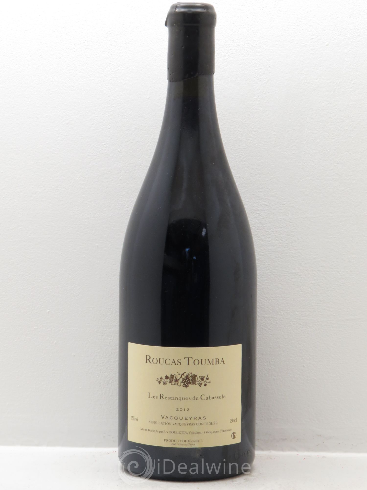 Vacqueyras Les Restanques de Cabassole Roucas Toumba 2012 - Lot de 1 magnum - 0