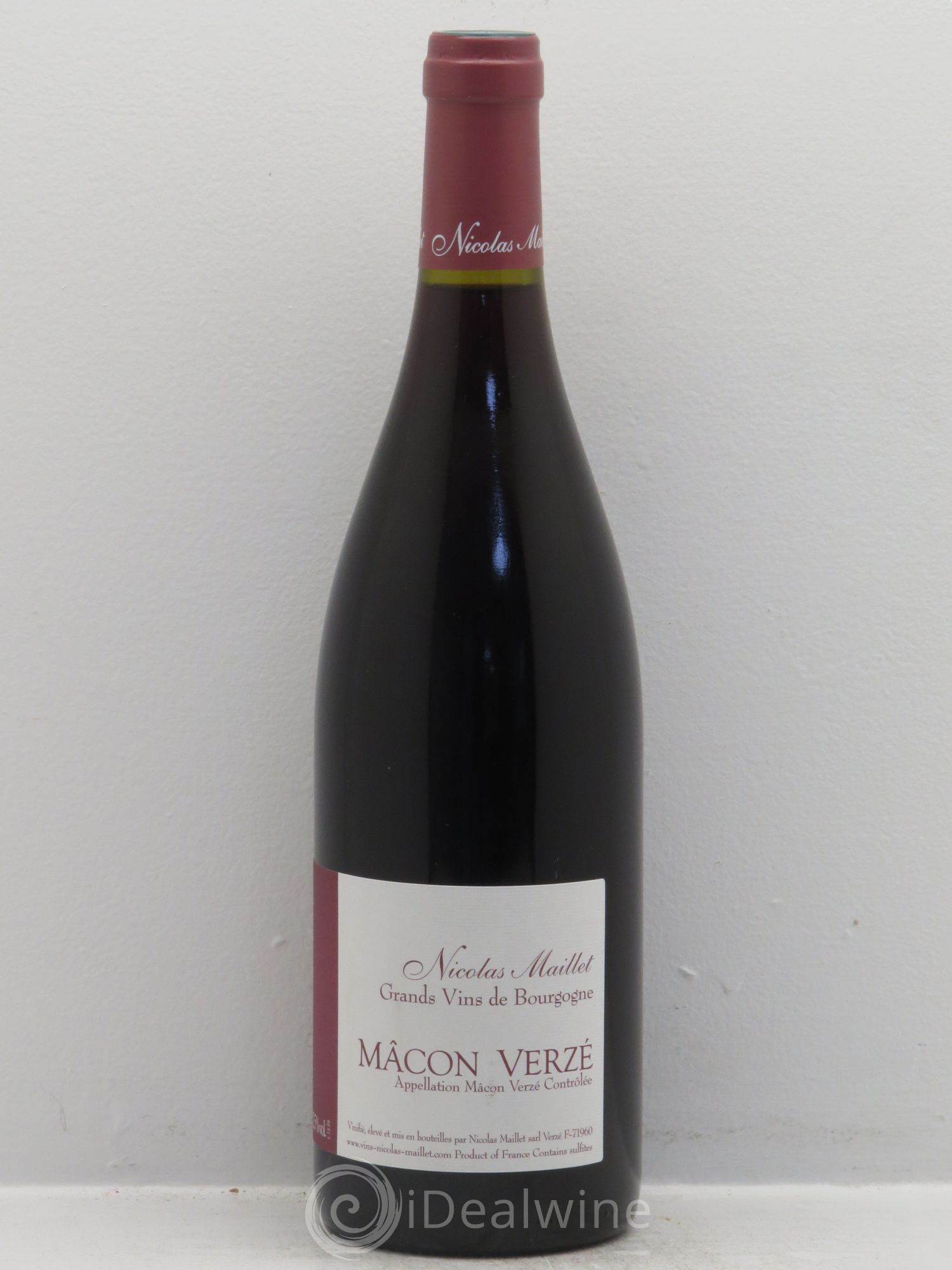 Mâcon-Verzé Nicolas Maillet 2013 - Lot de 1 bouteille - 0
