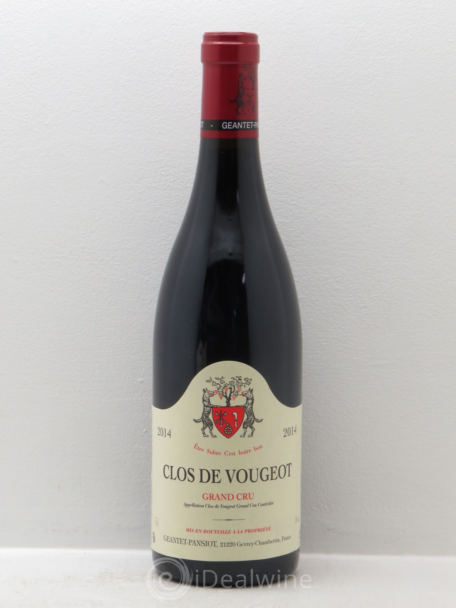 Clos de Vougeot Grand Cru Geantet-Pansiot 2014 - Lot de 1 bouteille - 0