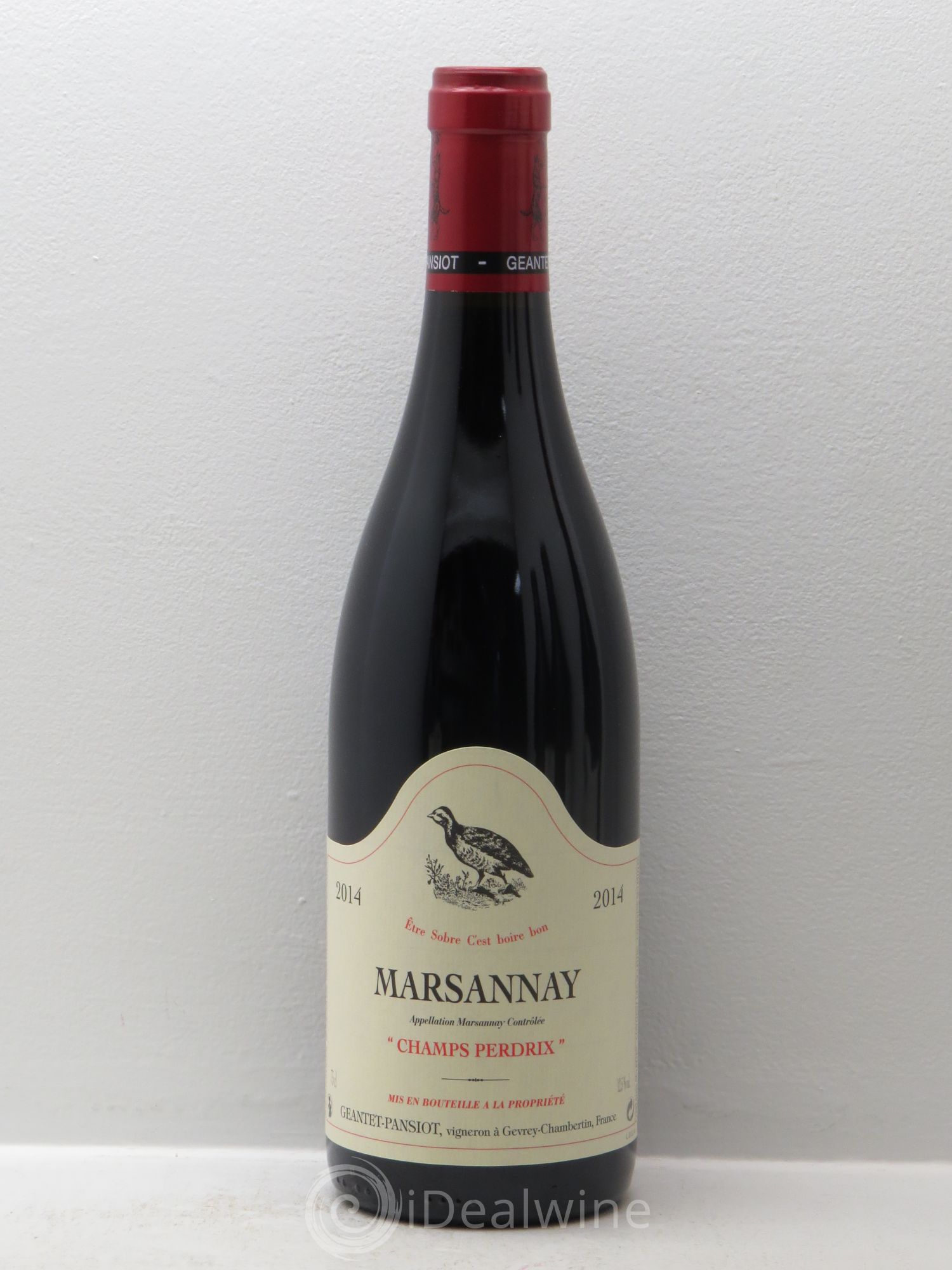 Marsannay Champs Perdrix Geantet-Pansiot 2014 - Lot de 1 bouteille - 0