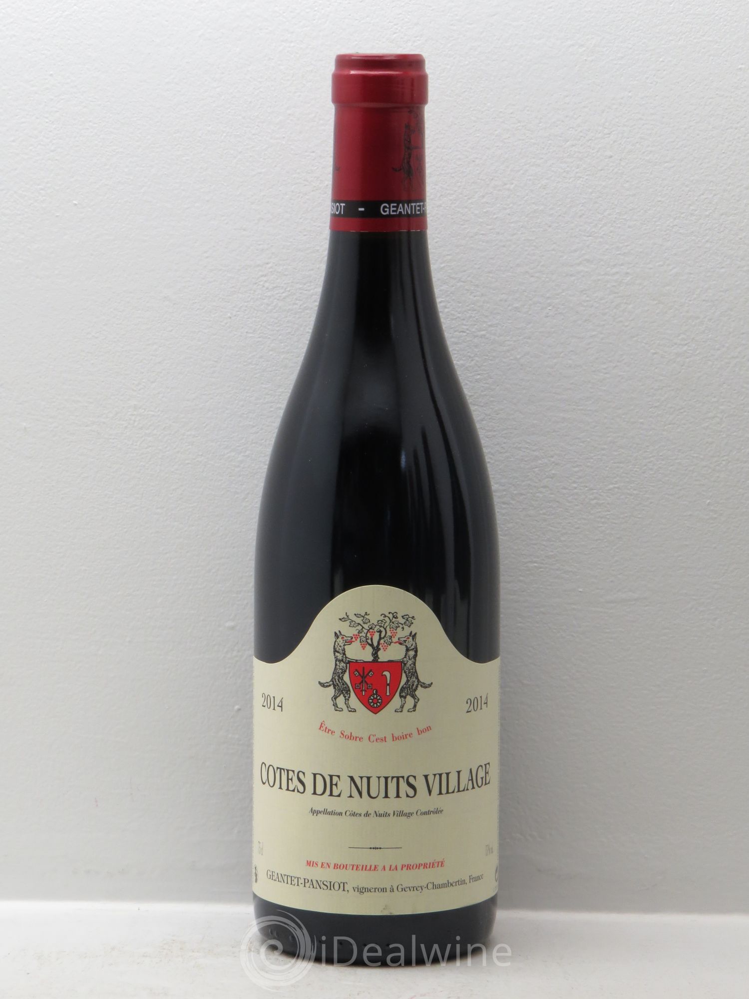 Côte de Nuits-Villages Geantet-Pansiot 2014 - Lot de 1 bouteille - 0