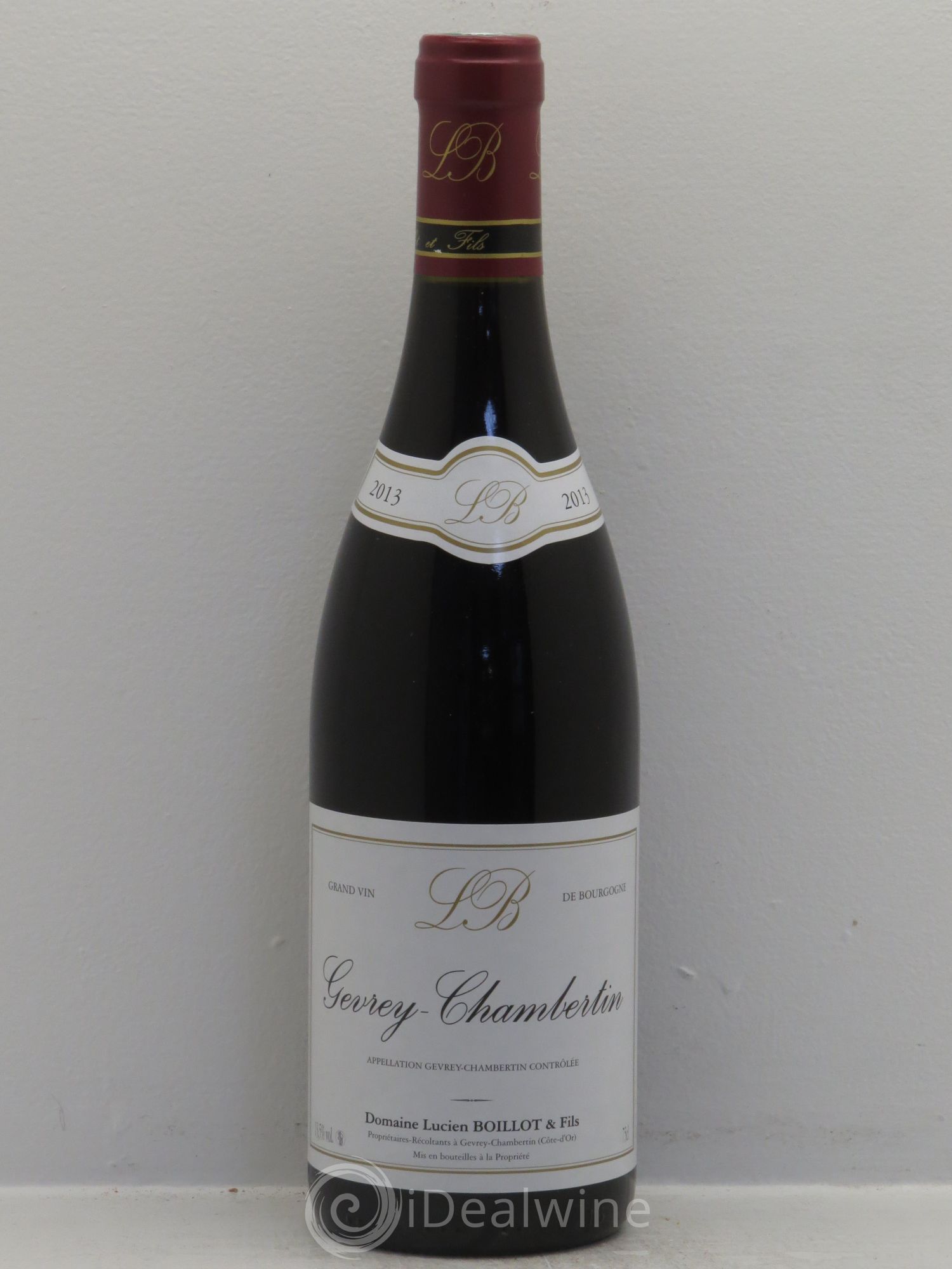 Gevrey-Chambertin Lucien Boillot & Fils (Domaine) 2013 - Lot de 1 bouteille - 0