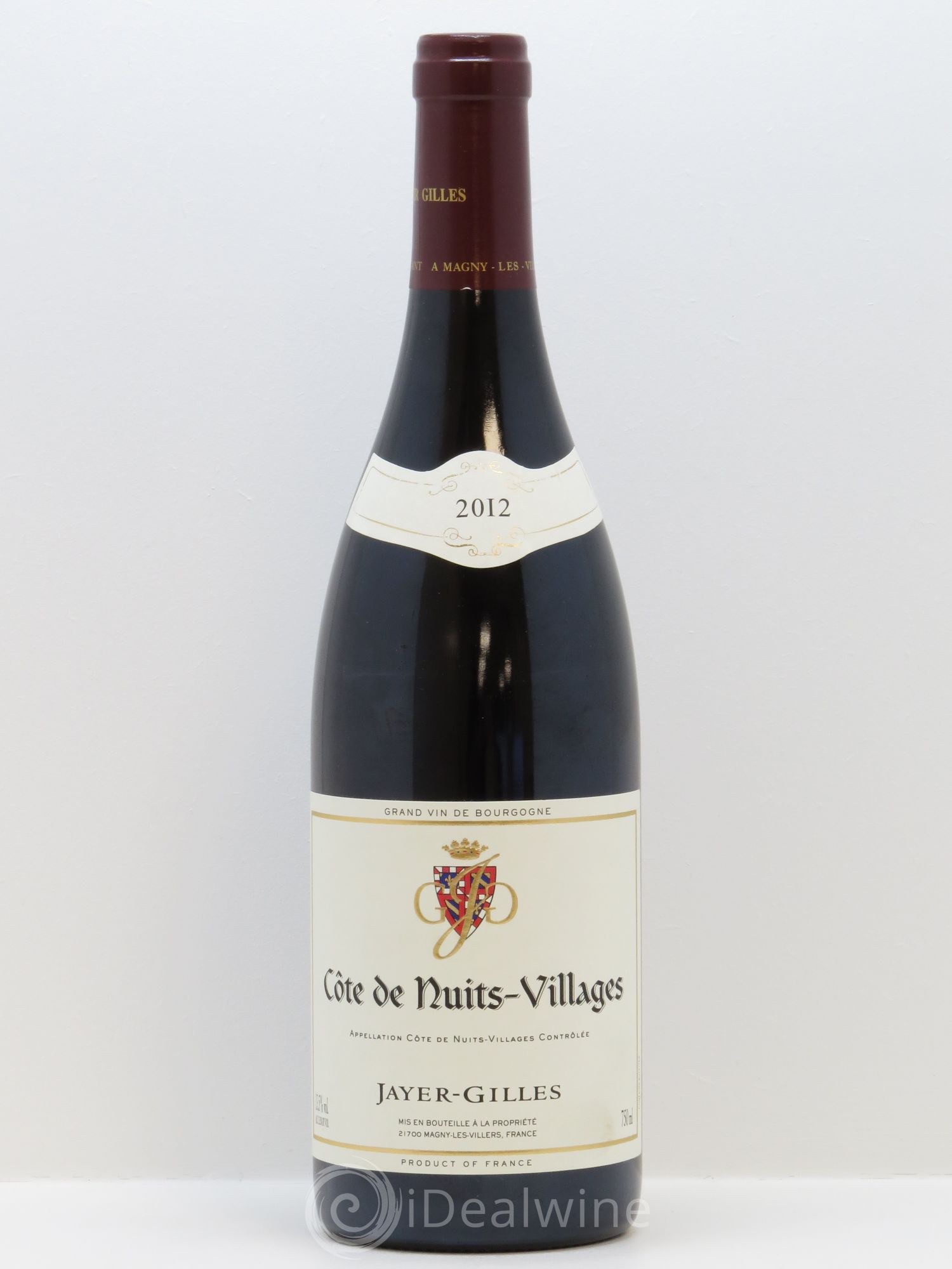 Côte de Nuits-Villages Hoffmann-Jayer (anciennement Jayer-Gilles) 2012 - Lot de 1 bouteille - 0