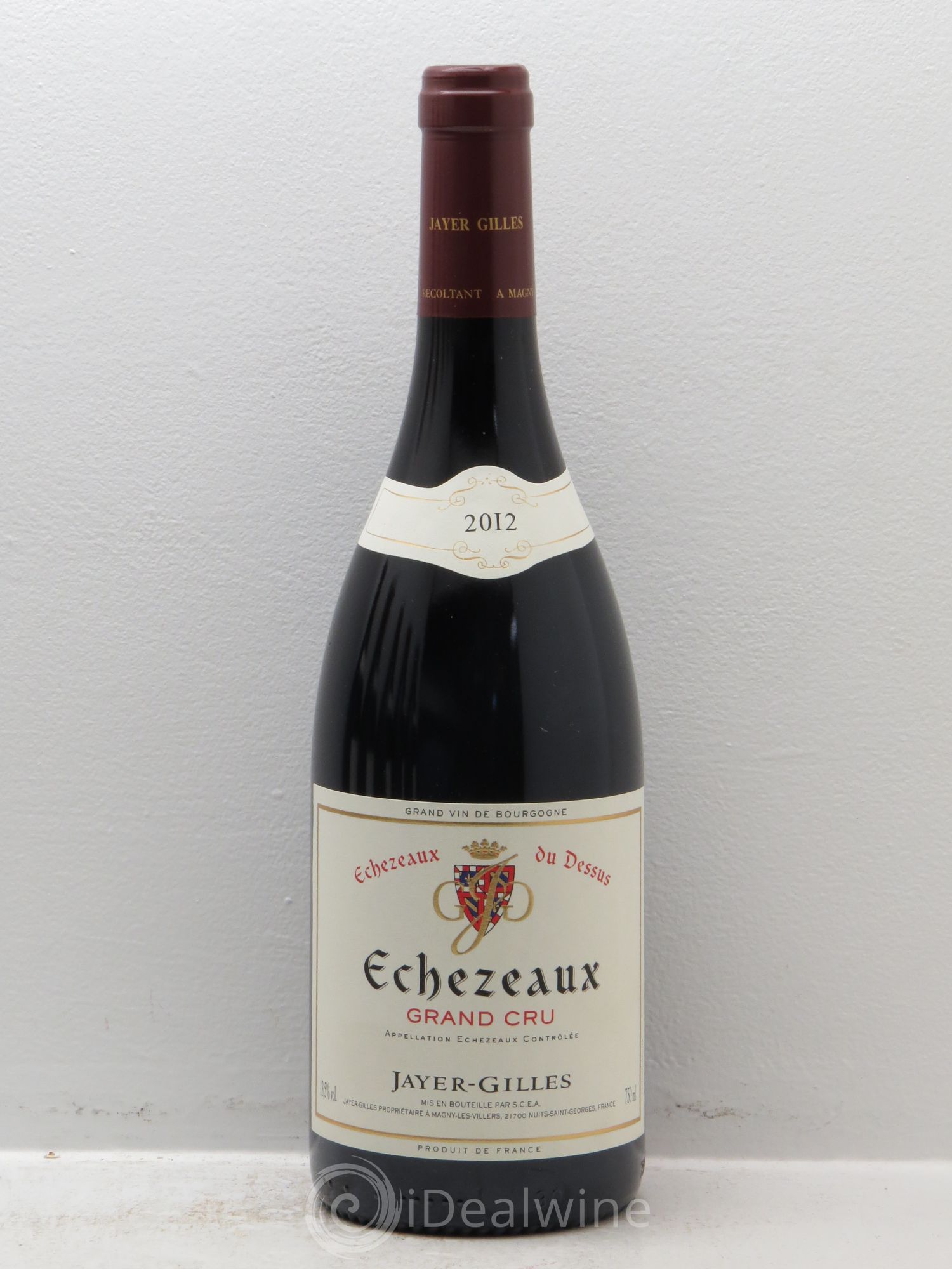 Echezeaux Grand Cru Jayer-Gilles Du Dessus 2012 - Lot de 1 bouteille - 0