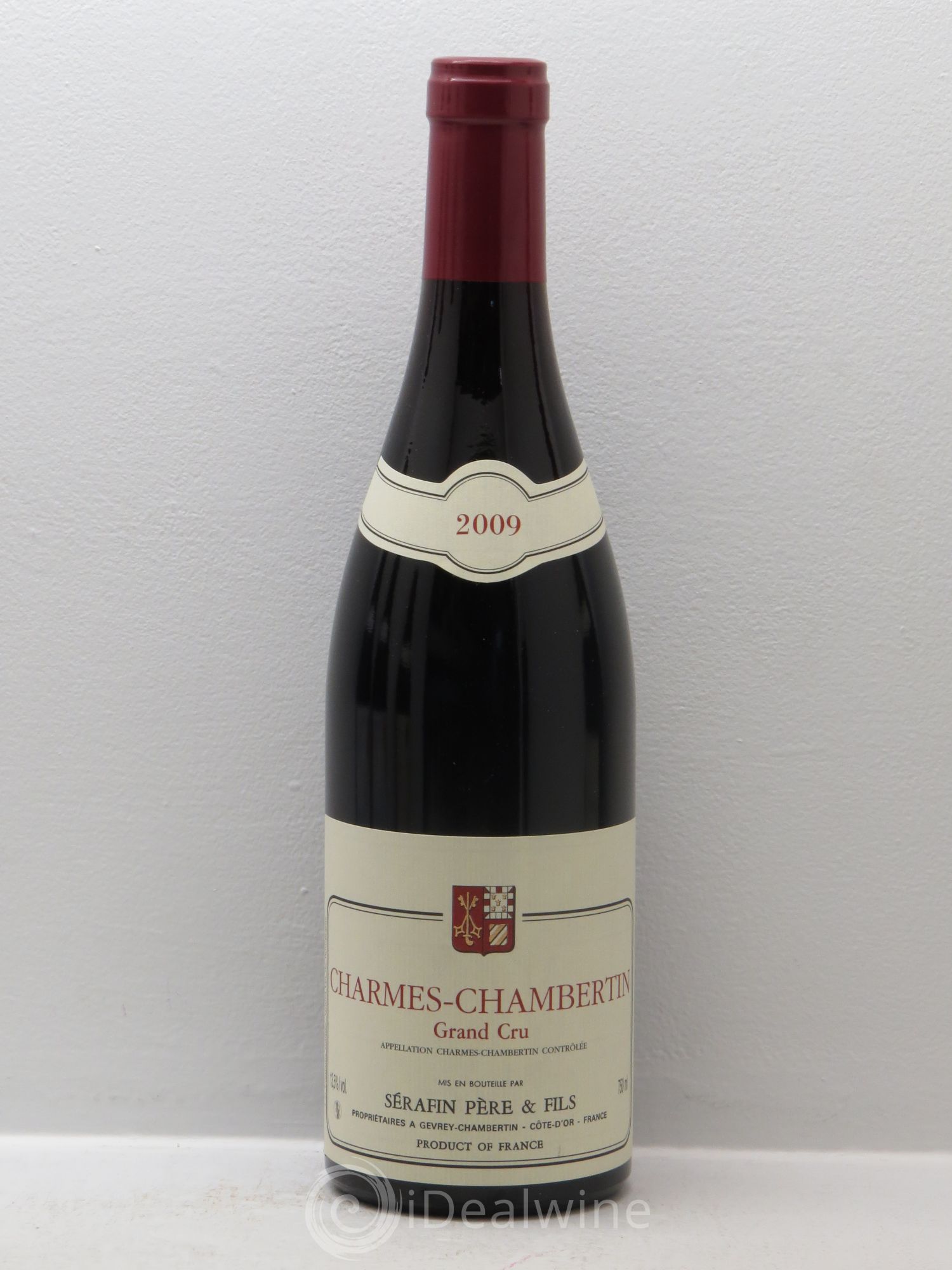 Charmes-Chambertin Grand Cru Christian Sérafin Père et Fils 2009 - Lot de 1 bouteille - 0