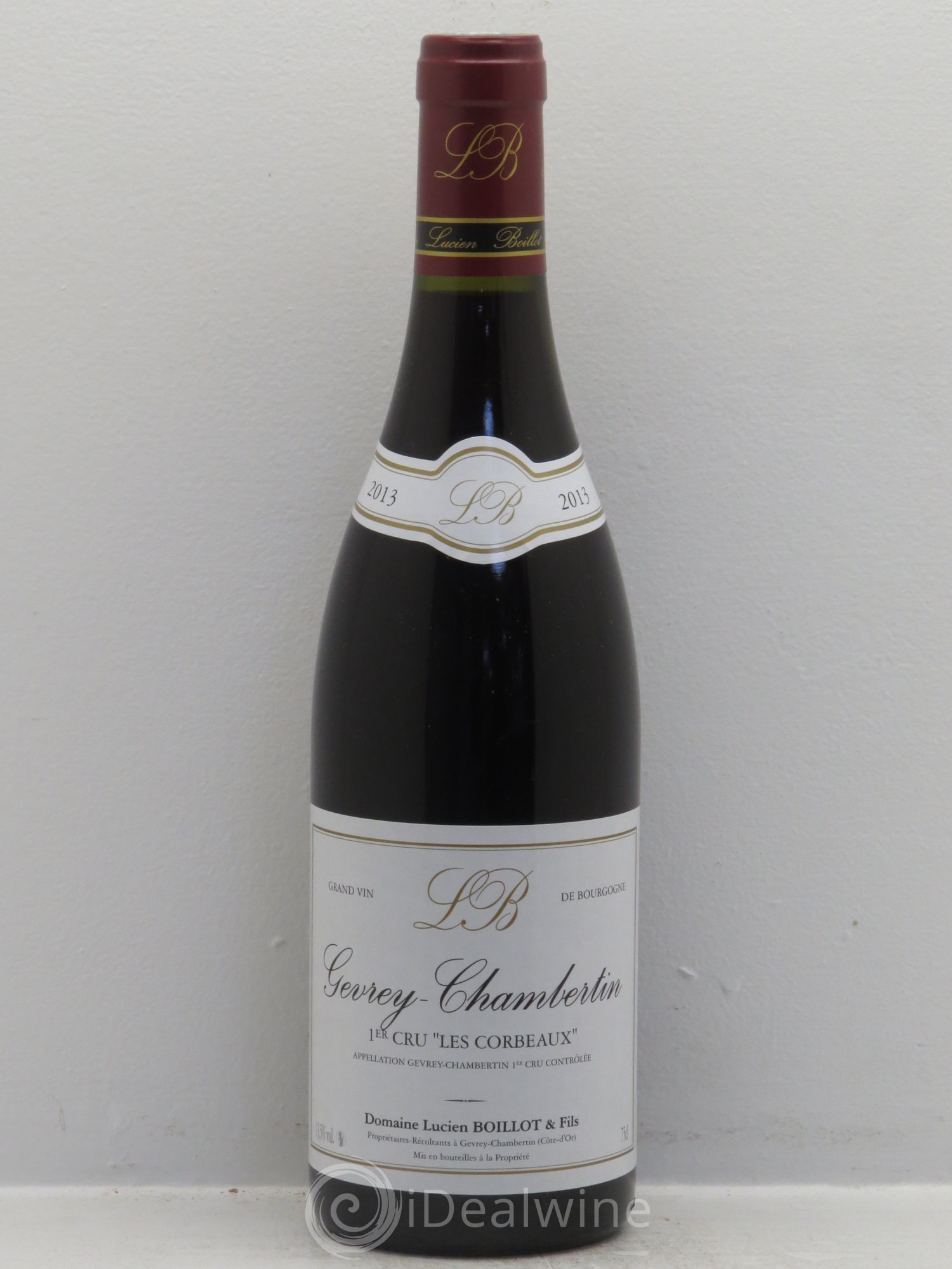 Gevrey-Chambertin 1er Cru Les Corbeaux Lucien Boillot & Fils (Domaine) 2013 - Lot de 1 bouteille - 0