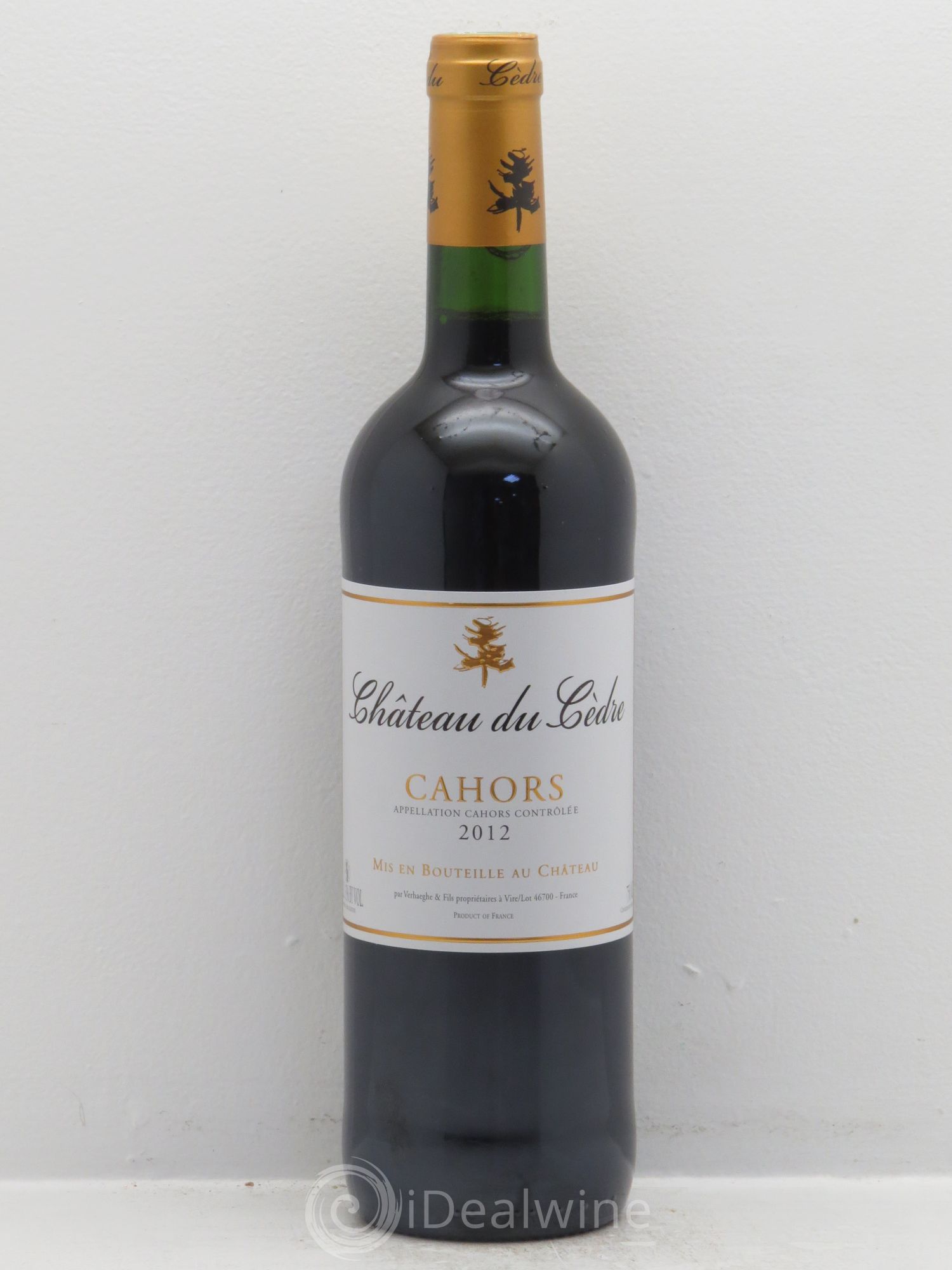 Cahors Château du Cèdre 2012 - Posten von 1 Flasche - 0