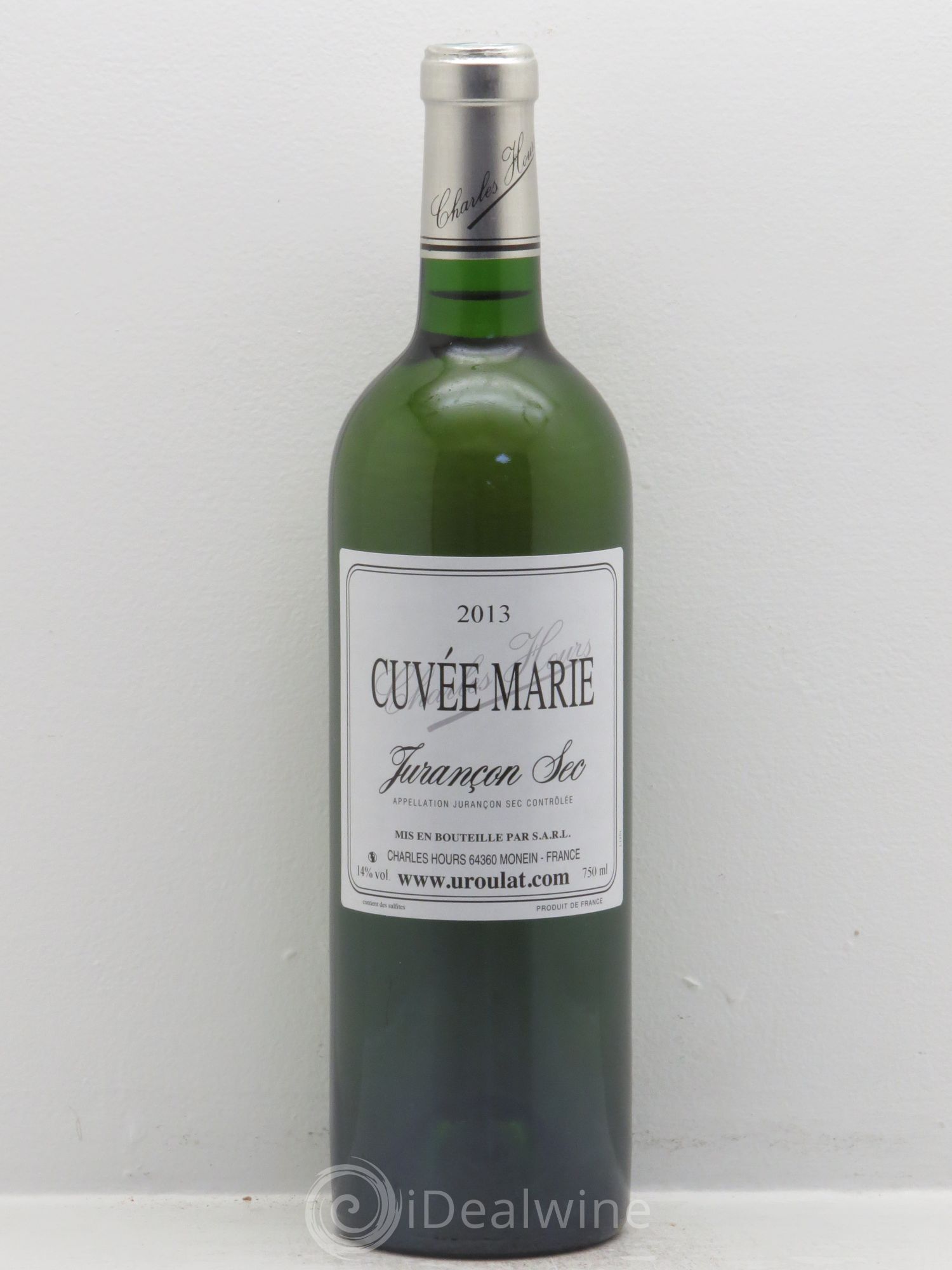 Jurançon Sec Uroulat Cuvée Marie Charles Hours 2013 - Lot de 1 bouteille - 0