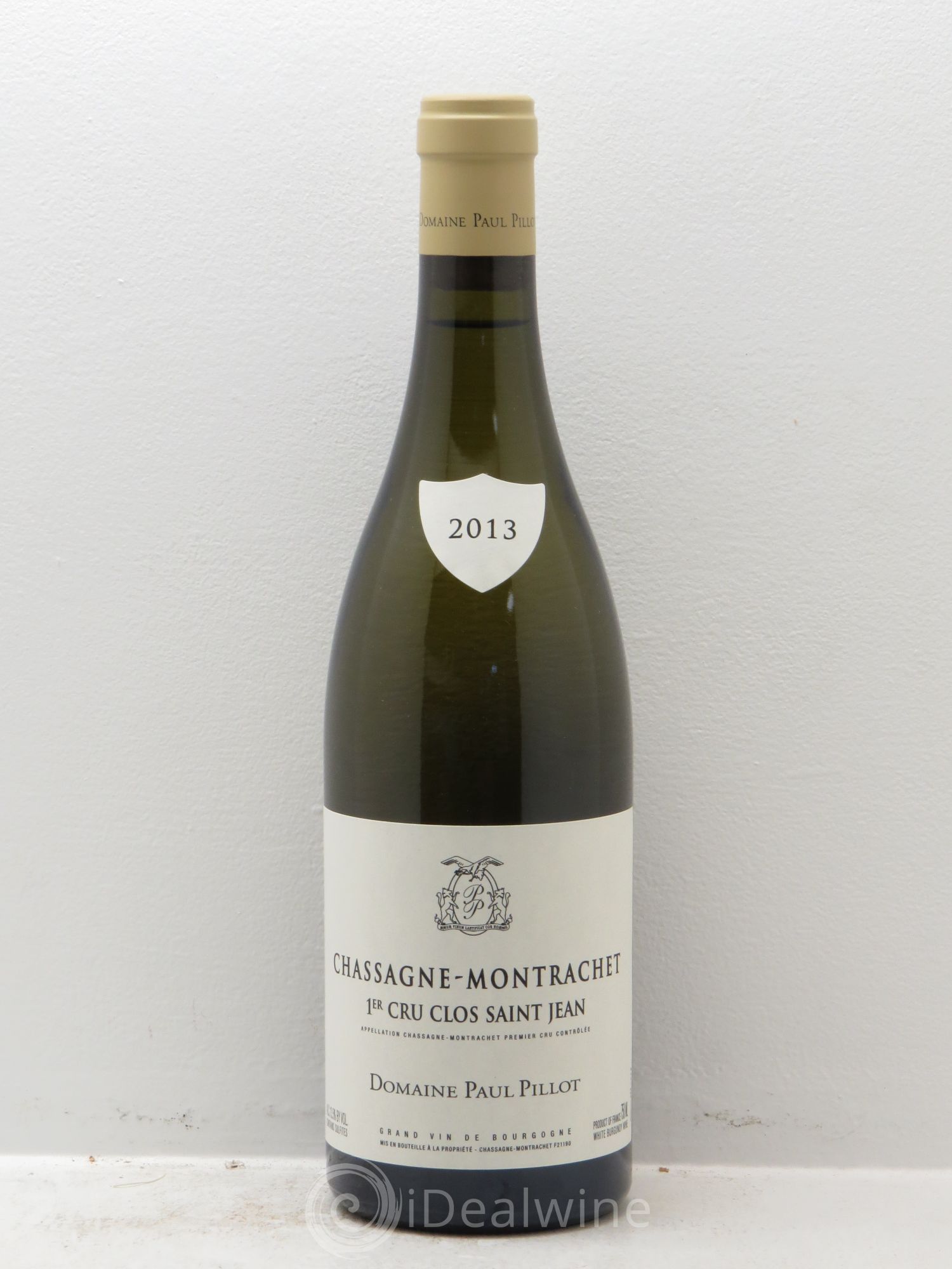Chassagne-Montrachet 1er Cru Clos Saint-Jean Paul Pillot (Domaine) - 2013 - Lot de 1 bouteille - 0