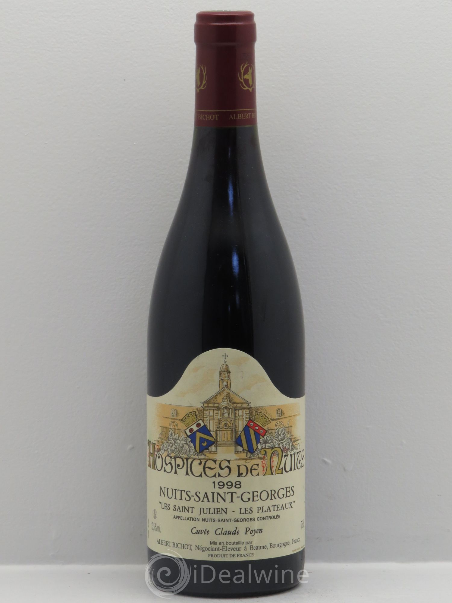 Nuits-Saint-Georges Les Saint Julien - Les Plateaux Cuvée Claude Poven - Albert Bichot 1998 - Posten von 1 Flasche - 0