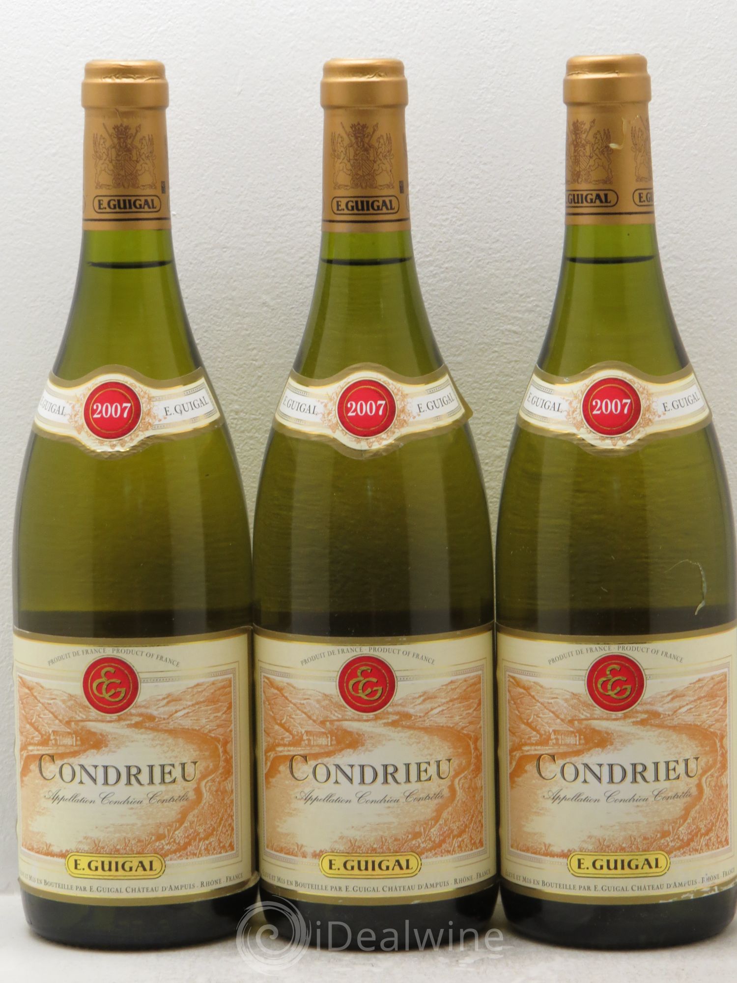 Condrieu Guigal 2007 - Lot de 3 bouteilles - 0
