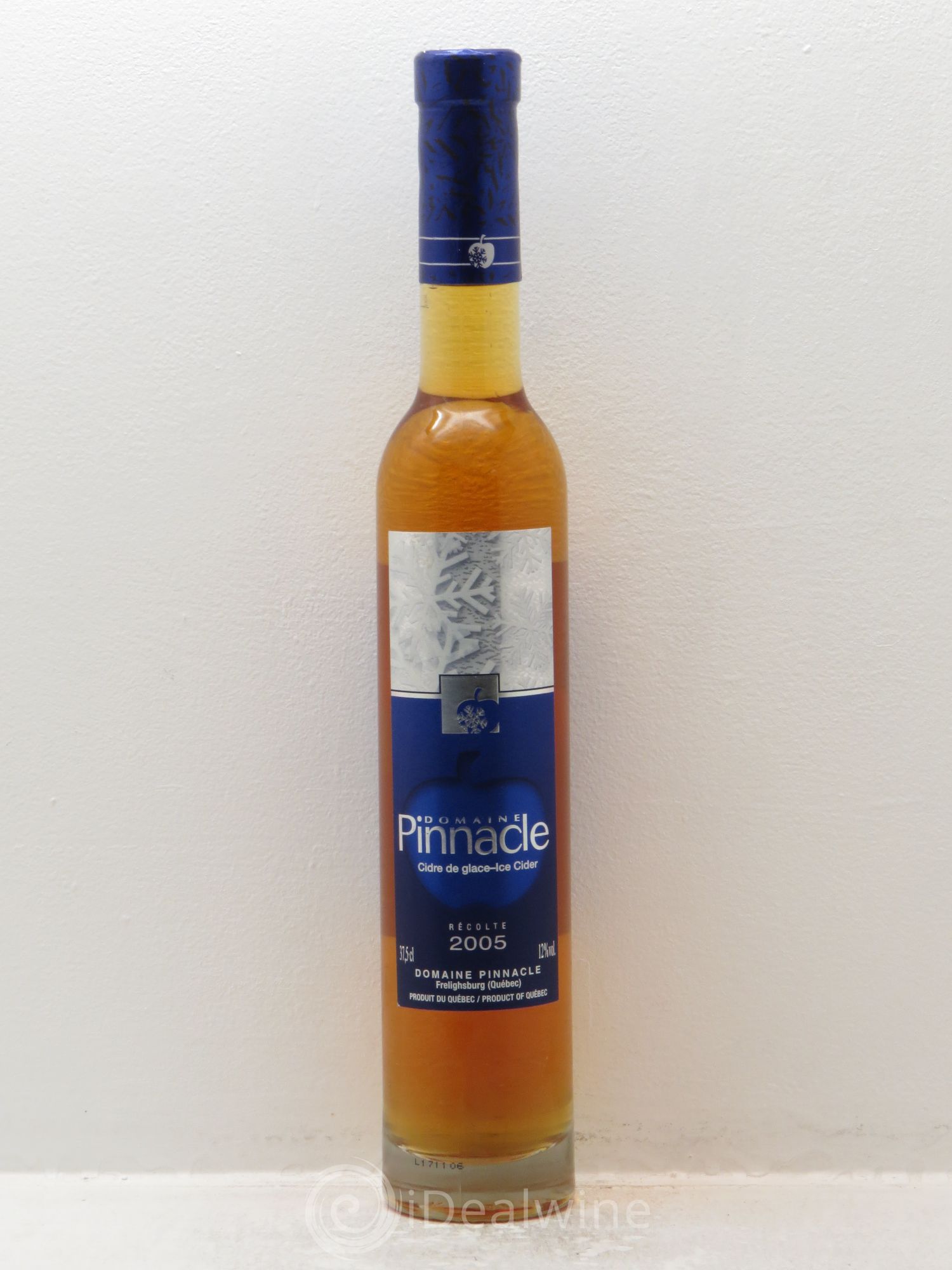 Vins Etrangers Cidre de Glace Domaine Pinade Canada Quebec 2005 - Lot de 1 demi bouteille - 0