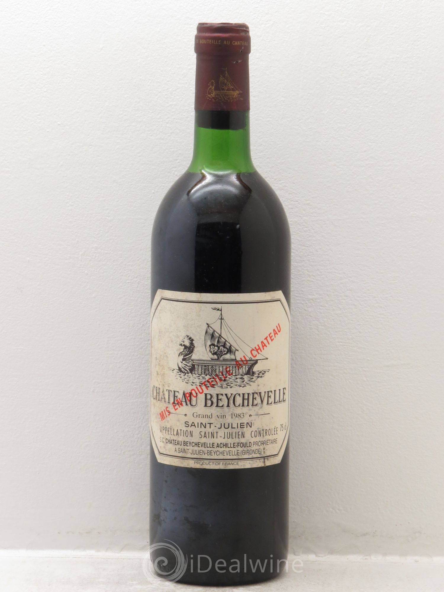 Château Beychevelle 4ème Grand Cru Classé 1983 - Lot de 1 bouteille - 0