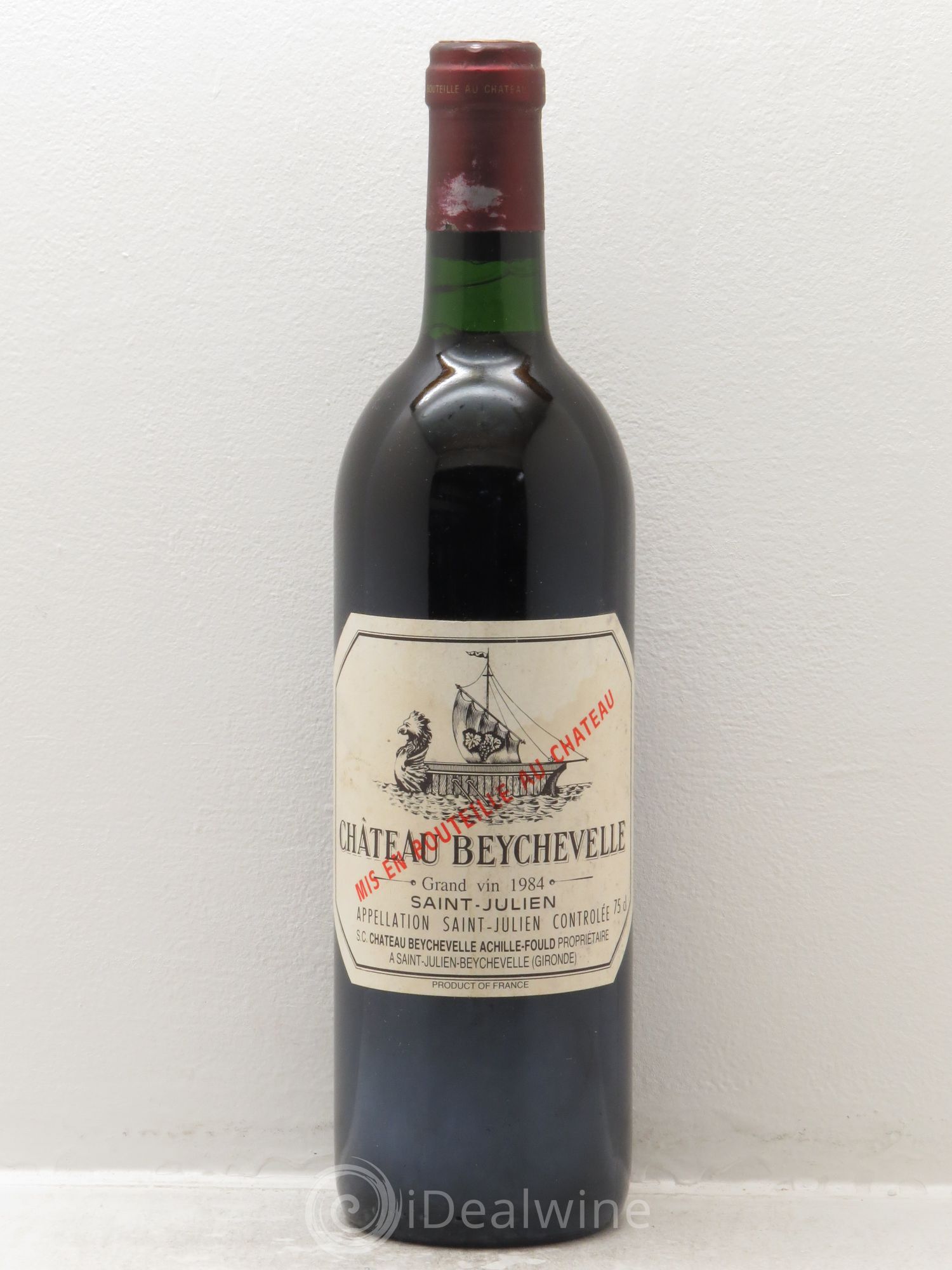 Château Beychevelle 4ème Grand Cru Classé 1984 - Lot de 1 bouteille - 0
