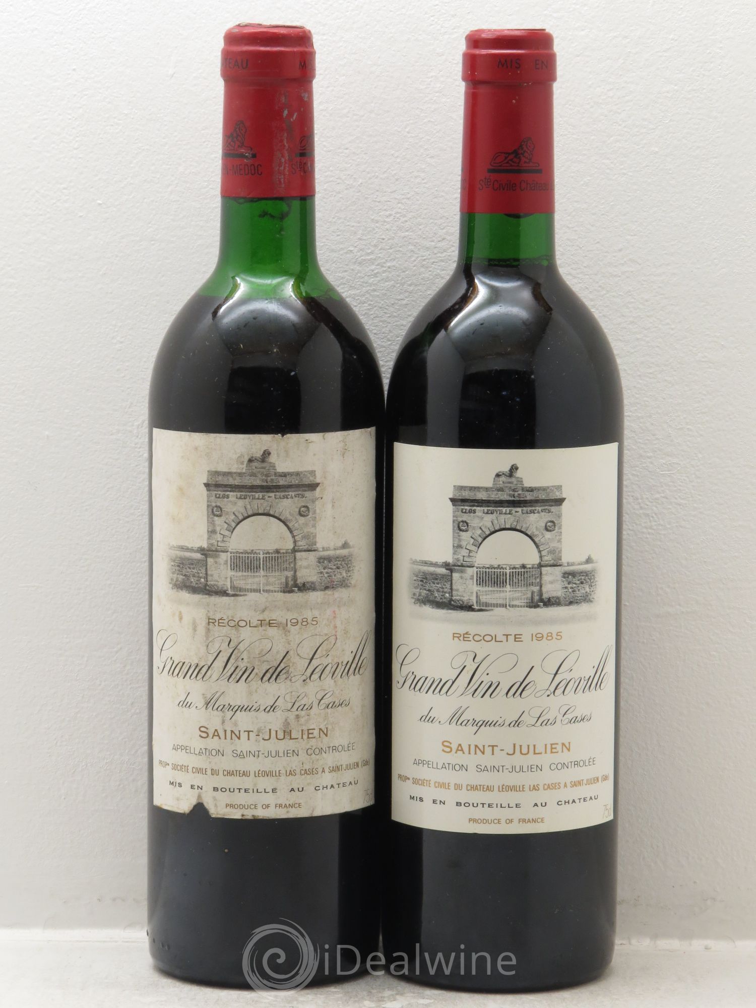 Château Léoville Las Cases 2ème Grand Cru Classé 1985 - Lot de 2 bouteilles - 0