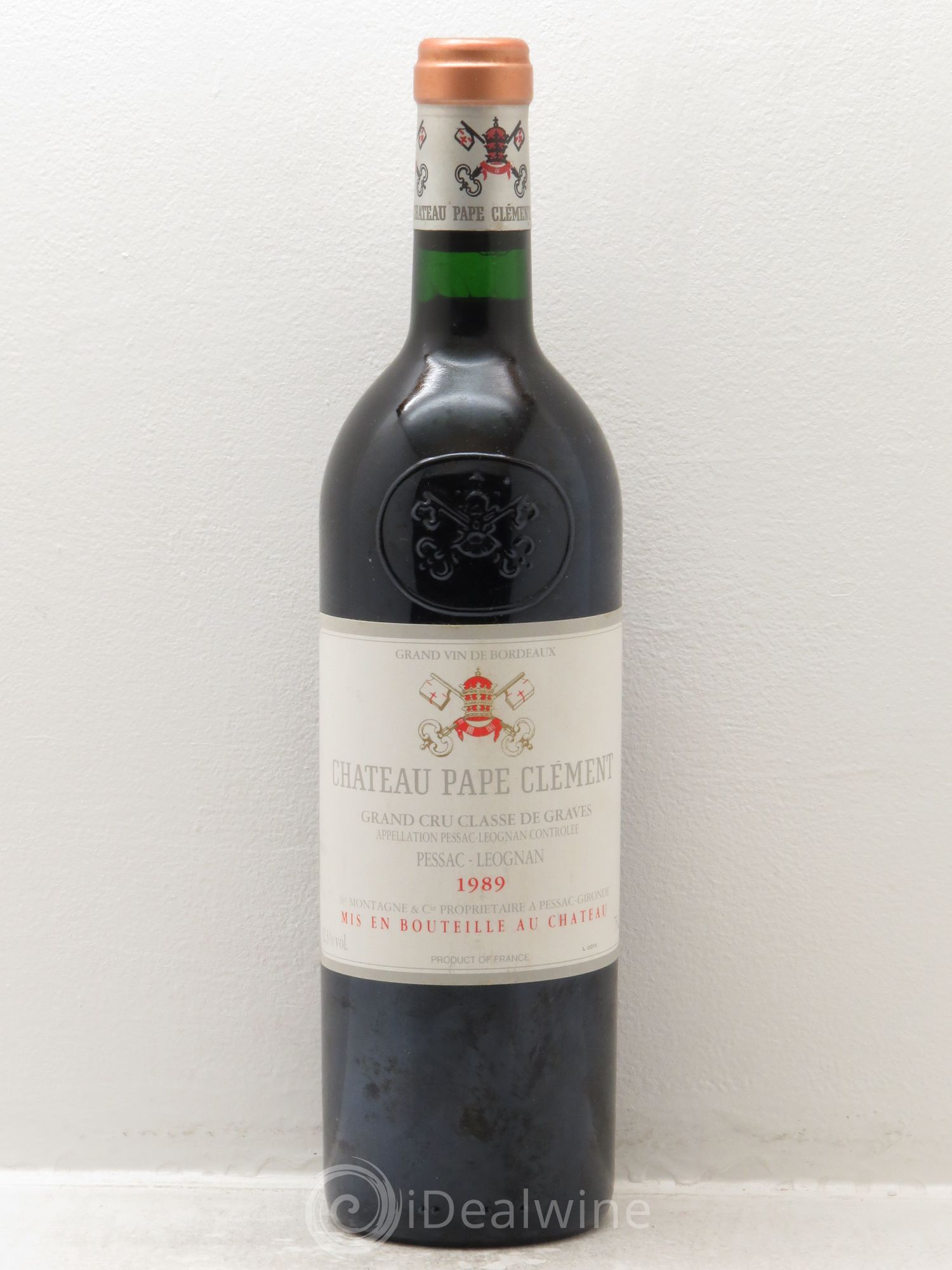 Château Pape Clément Cru Classé de Graves 1989 - Lot de 1 bouteille - 0