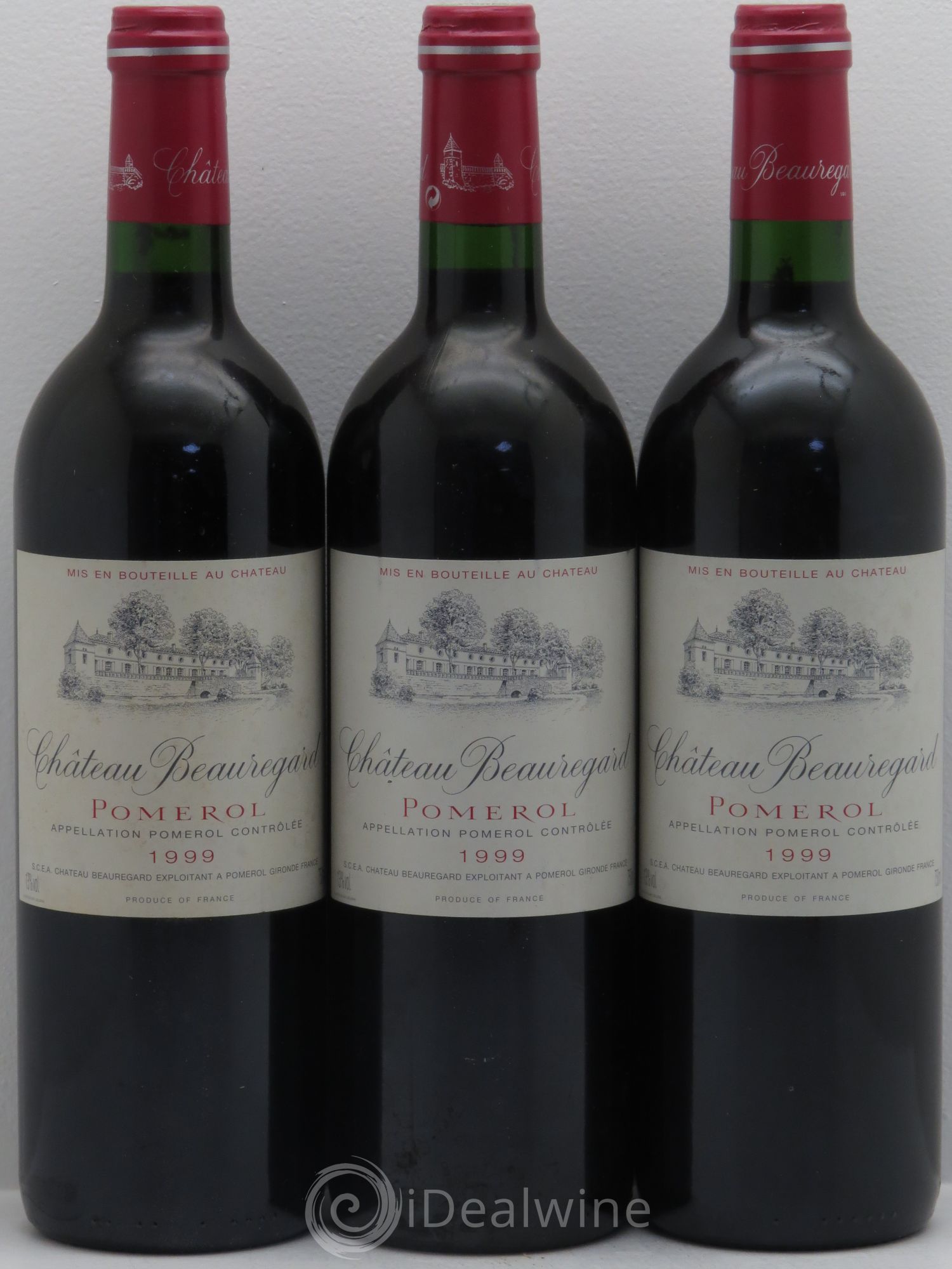 Château Beauregard 1999 - Lot de 3 bouteilles - 0
