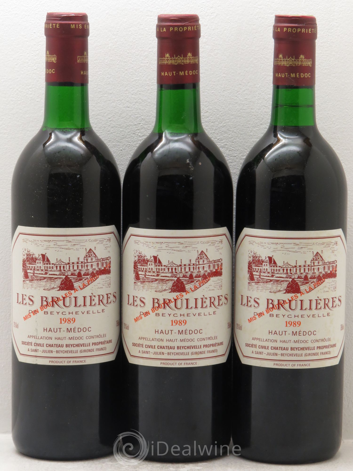 Haut Médoc 1989 - Posten von 3 Flaschen - 0