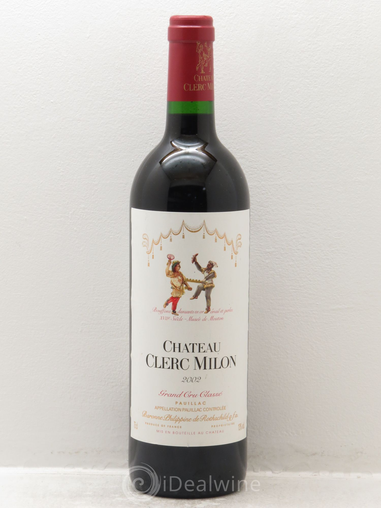 Château Clerc Milon 5ème Grand Cru Classé 2002 - Lot de 1 bouteille - 0