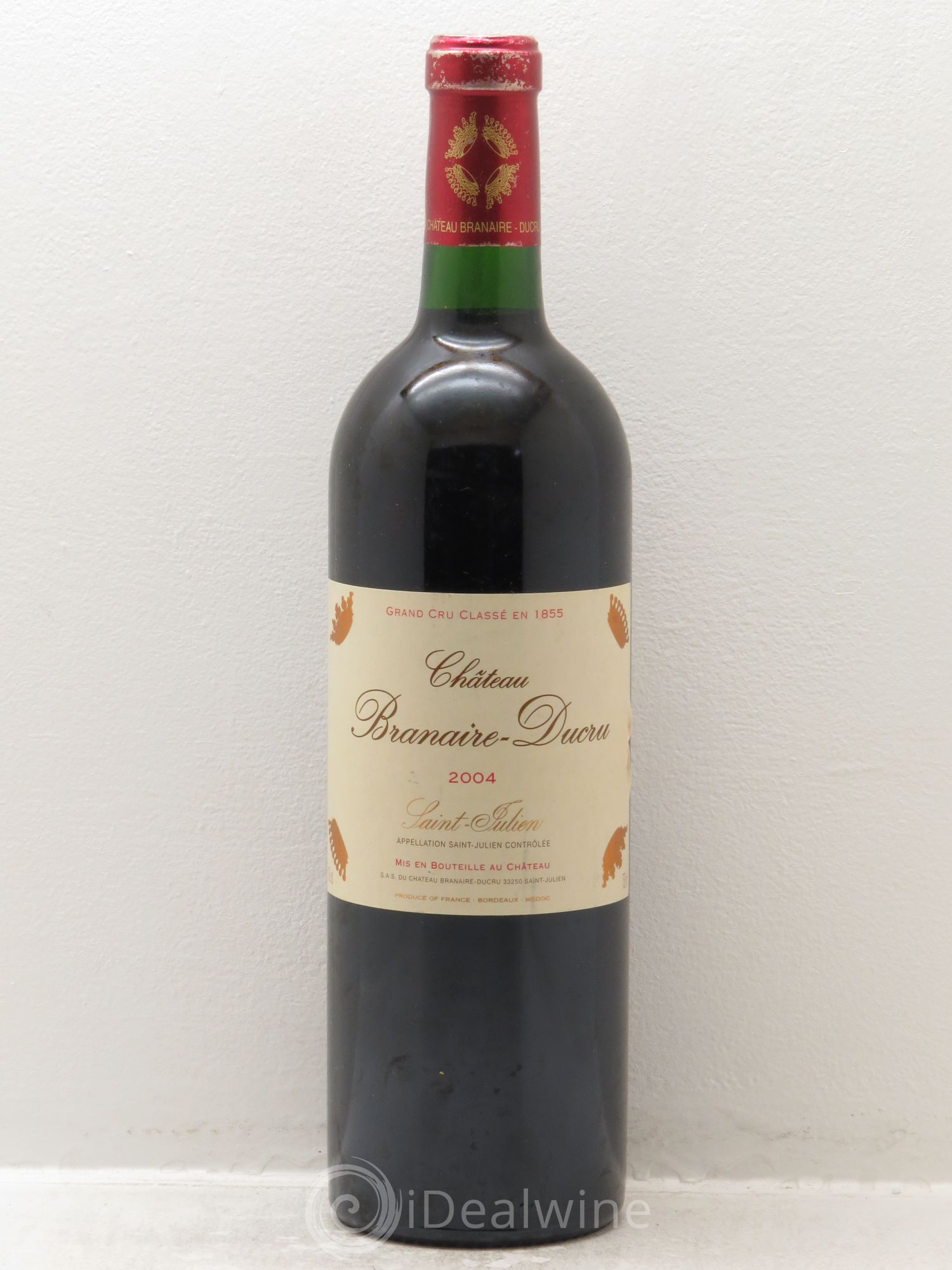 Château Branaire Ducru 4ème Grand Cru Classé 2004 - Lot de 1 bouteille - 0