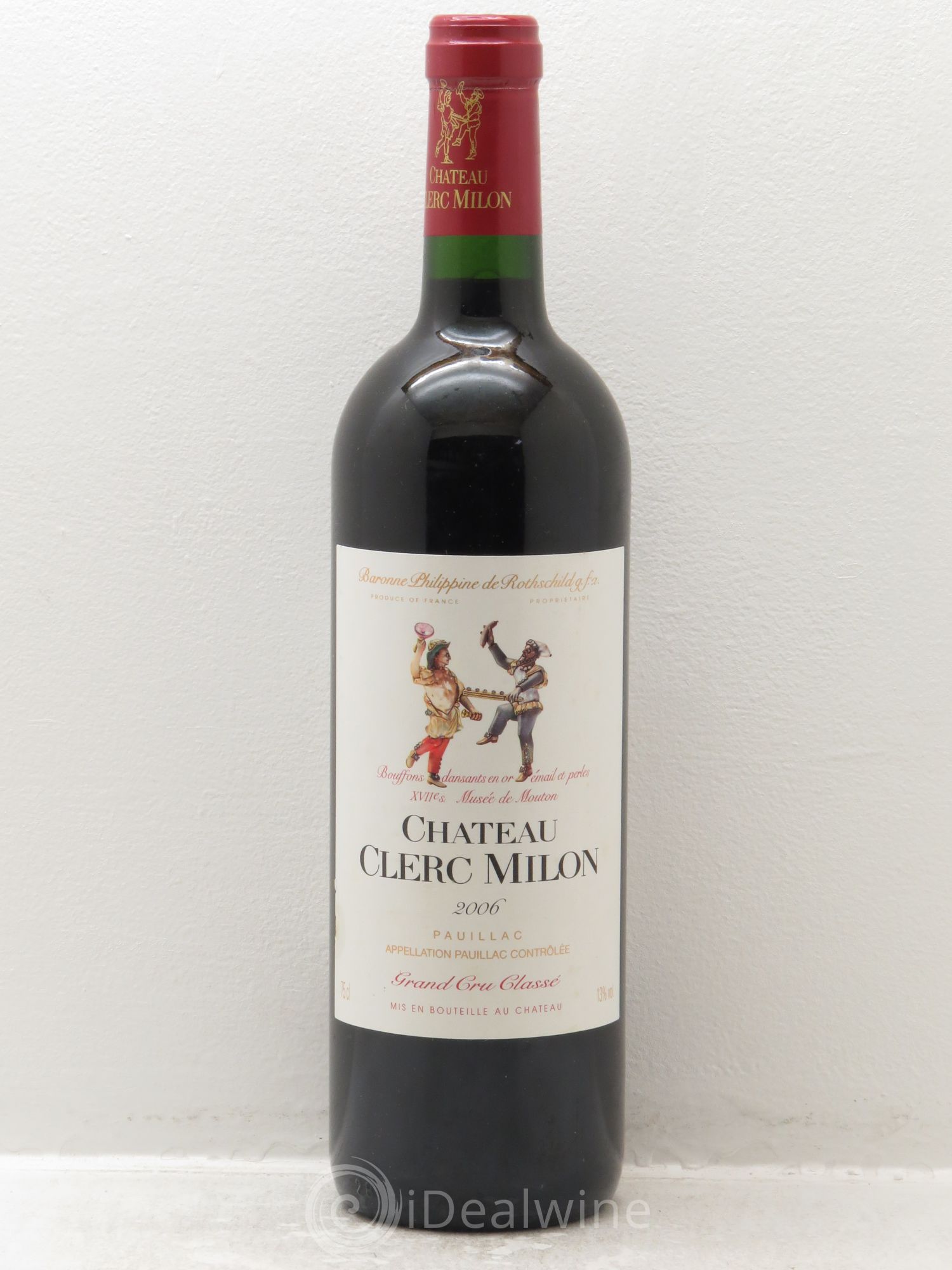 Château Clerc Milon 5ème Grand Cru Classé 2006 - Lot de 1 bouteille - 0