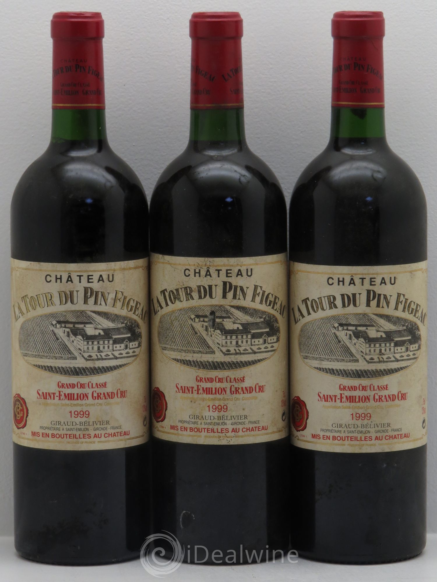 Château la Tour du Pin Figeac 1999 - Lot de 3 bouteilles - 0