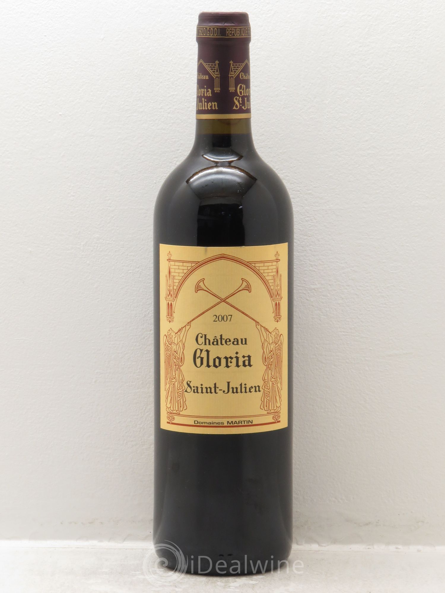 Château Gloria 2007 - Lot de 1 bouteille - 0